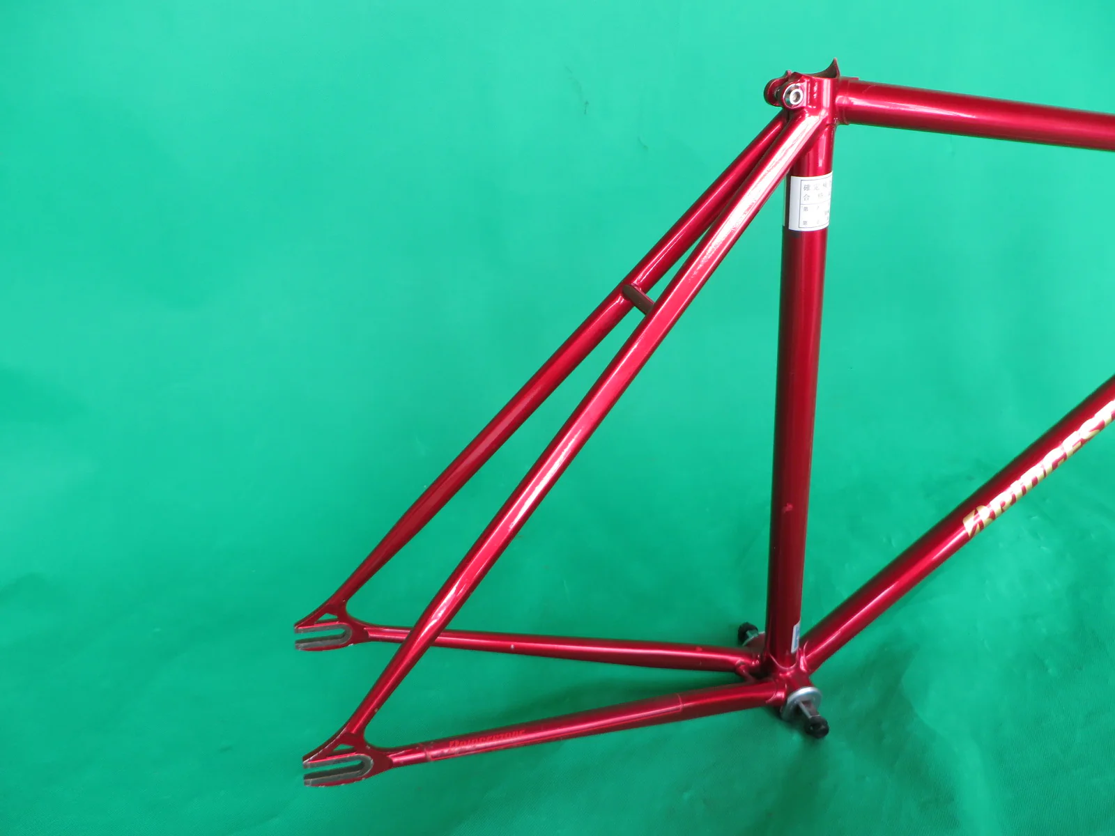 Bridgestone 2016 Columbus Max Fork // Candy Red // Dedacciai Zero Uno Tubing // 51.5cm - Image 14