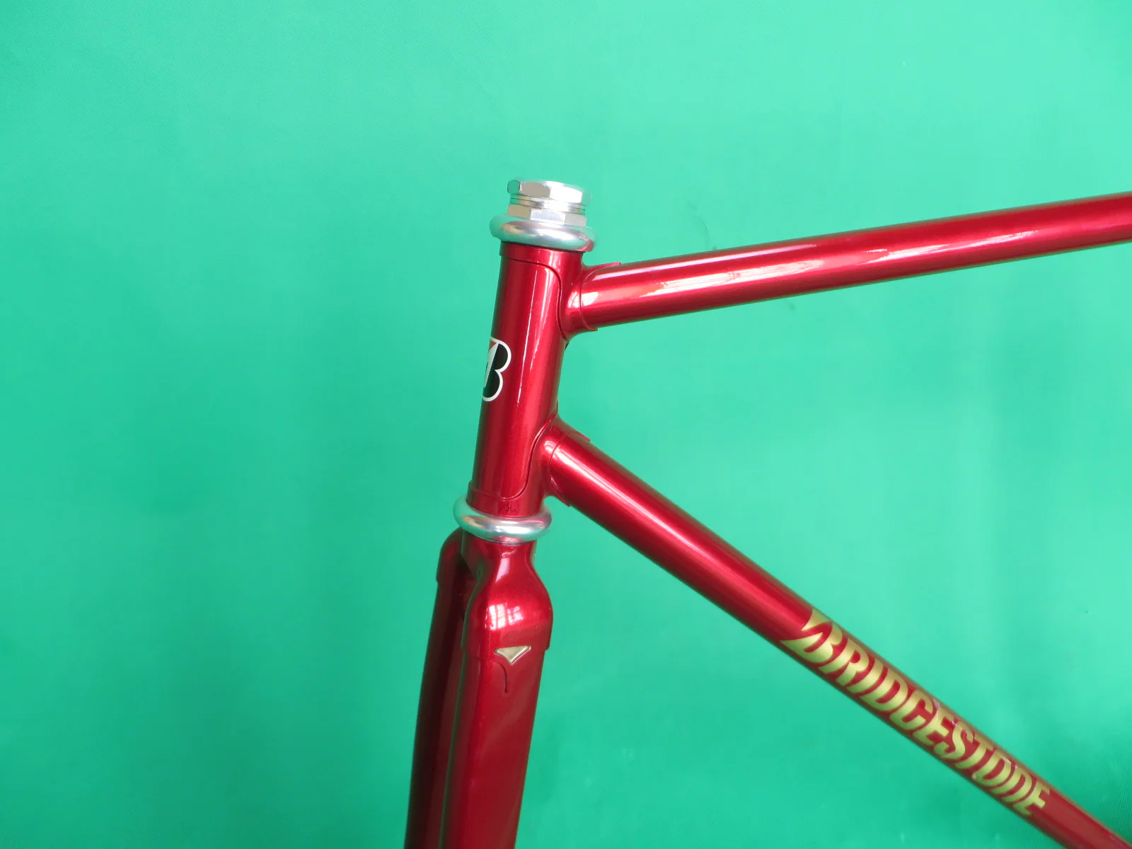 Bridgestone 2016 Columbus Max Fork // Candy Red // Dedacciai Zero Uno Tubing // 51.5cm - Image 2