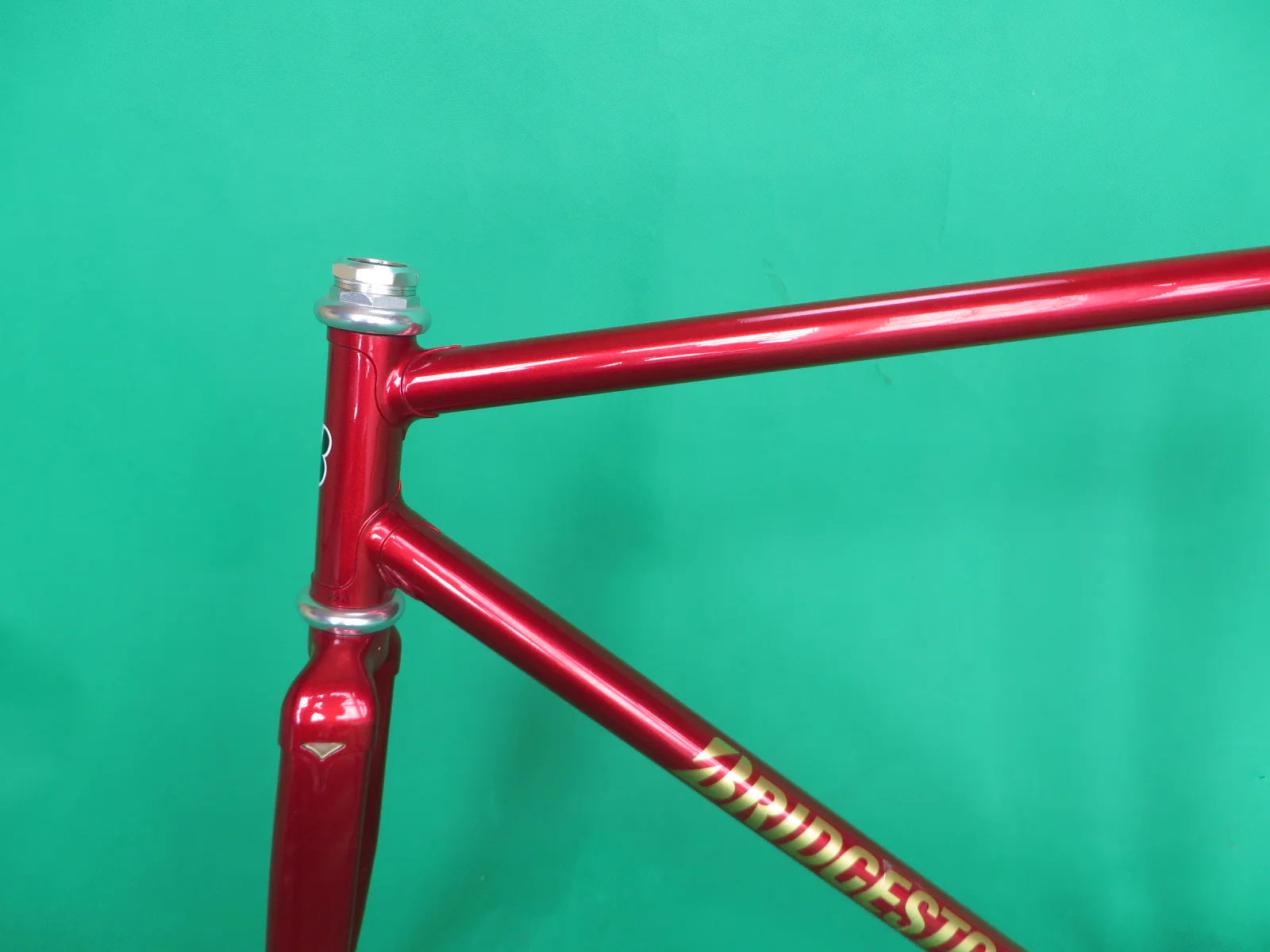 Bridgestone 2016 Columbus Max Fork // Candy Red // Dedacciai Zero Uno Tubing // 51.5cm - Image 4