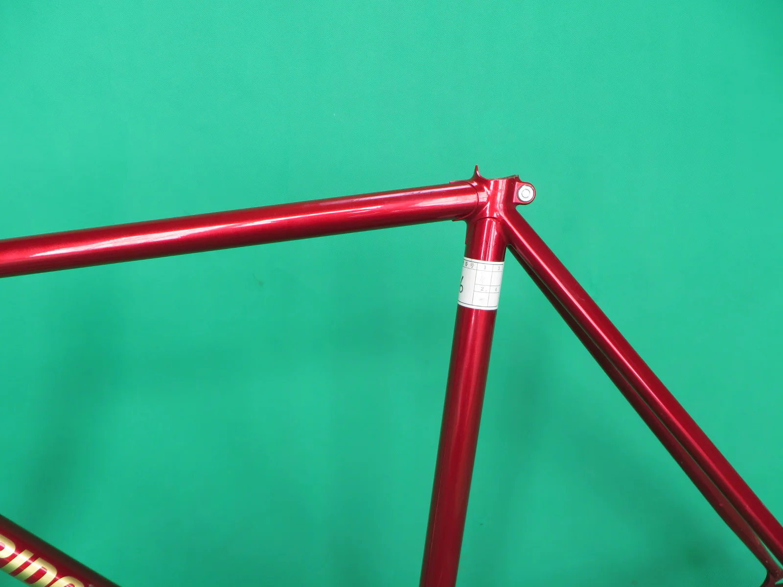 Bridgestone 2016 Columbus Max Fork // Candy Red // Dedacciai Zero Uno Tubing // 51.5cm - Image 5