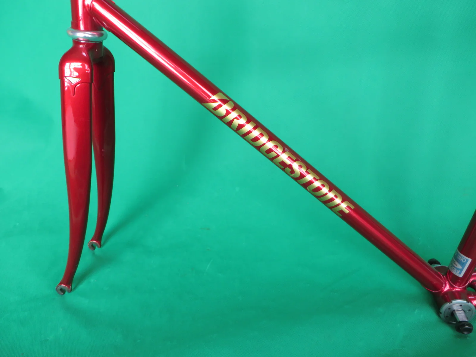 Bridgestone 2016 Columbus Max Fork // Candy Red // Dedacciai Zero Uno Tubing // 51.5cm - Image 6