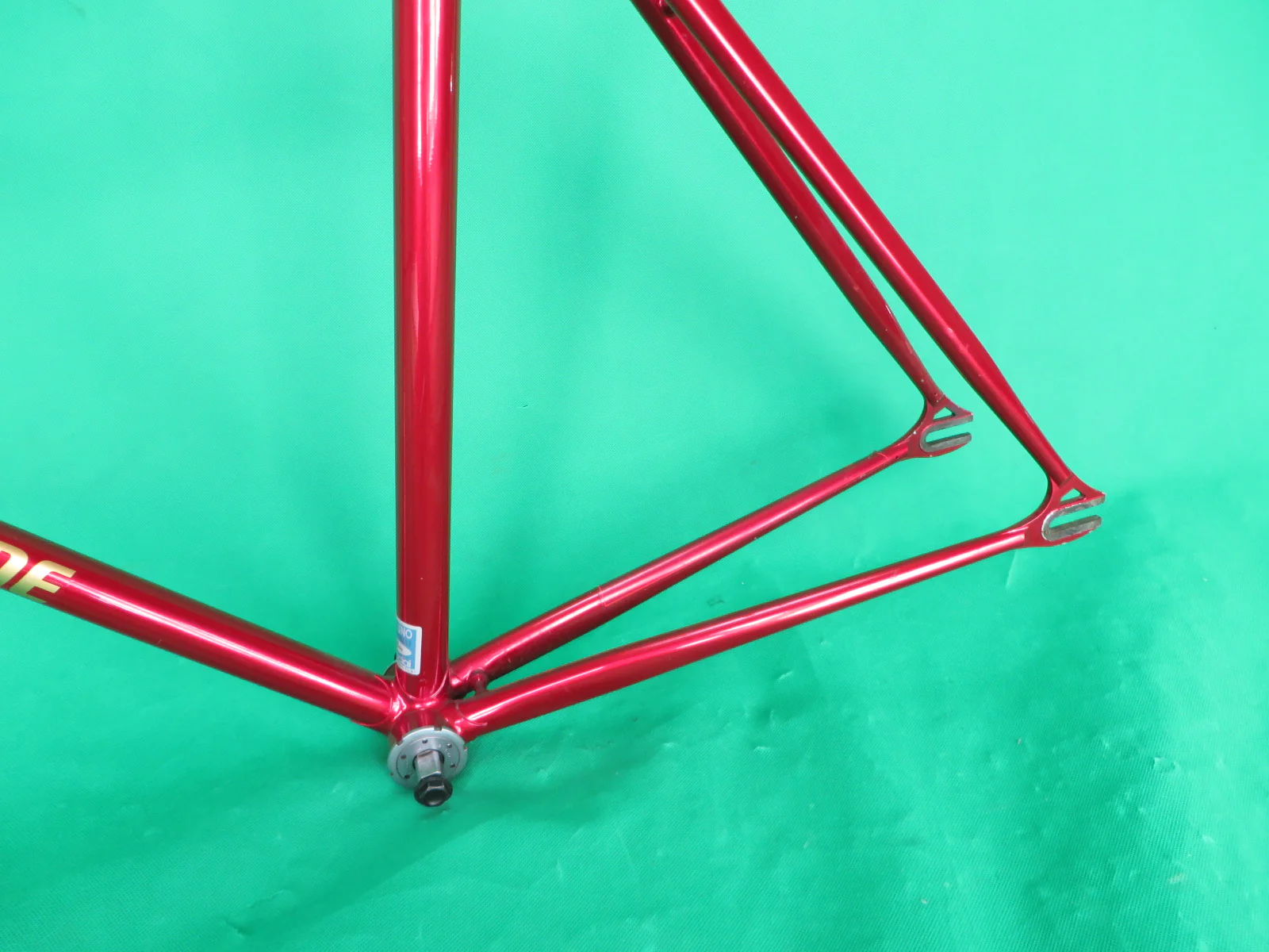 Bridgestone 2016 Columbus Max Fork // Candy Red // Dedacciai Zero Uno Tubing // 51.5cm - Image 7