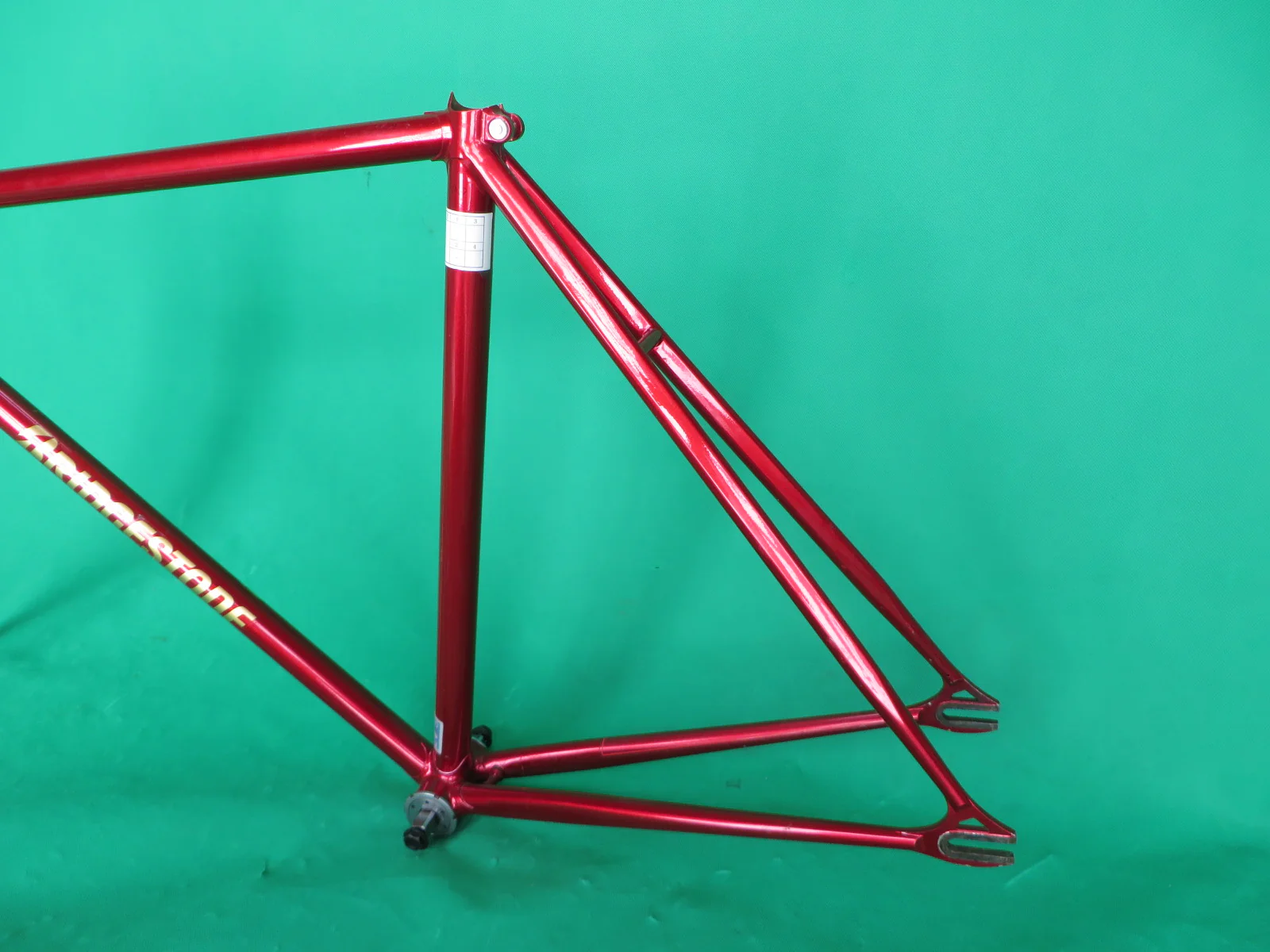 Bridgestone 2016 Columbus Max Fork // Candy Red // Dedacciai Zero Uno Tubing // 51.5cm - Image 8