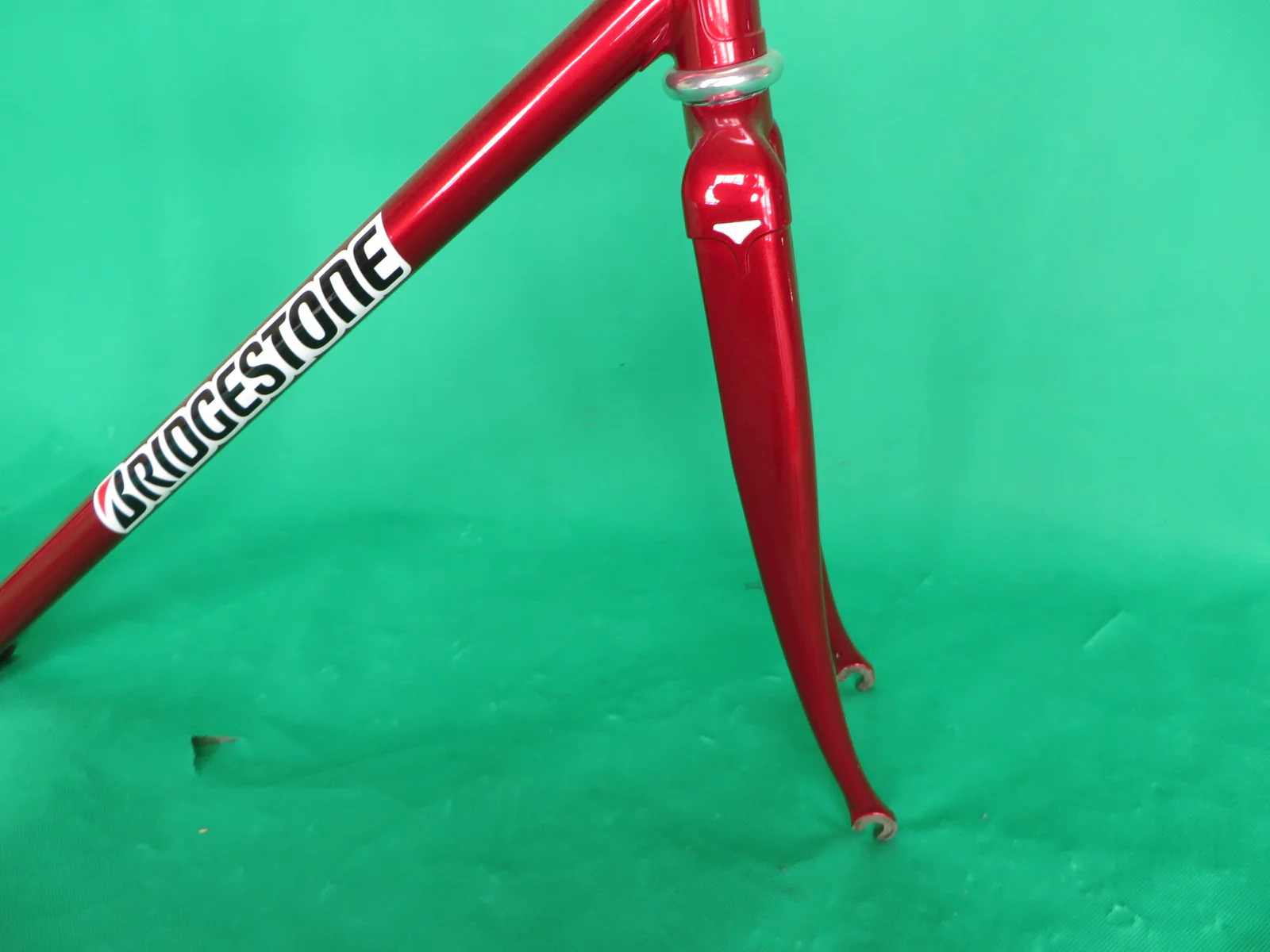 Bridgestone 2018 Columbus Max Fork // Candy Red // Dedacciai Zero Uno Tubing // 51.5cm - Image 10