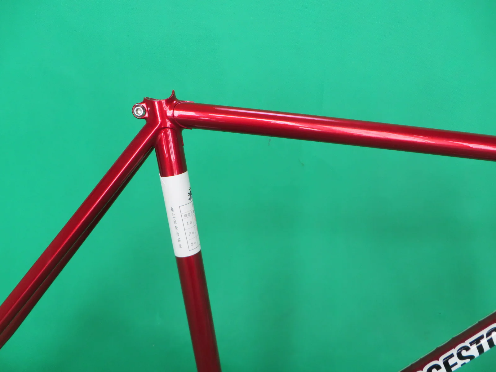 Bridgestone 2018 Columbus Max Fork // Candy Red // Dedacciai Zero Uno Tubing // 51.5cm - Image 12
