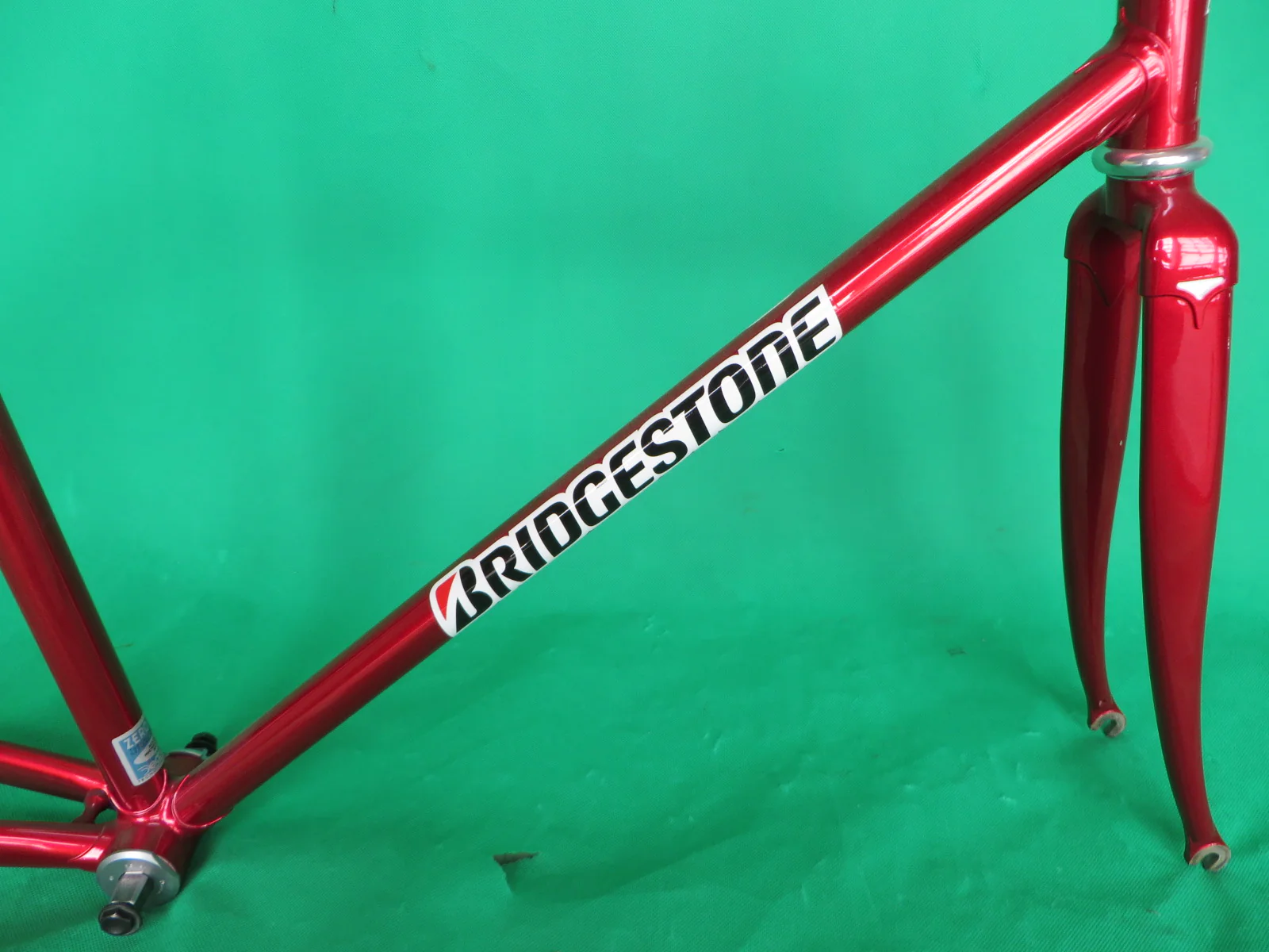 Bridgestone 2018 Columbus Max Fork // Candy Red // Dedacciai Zero Uno Tubing // 51.5cm - Image 13
