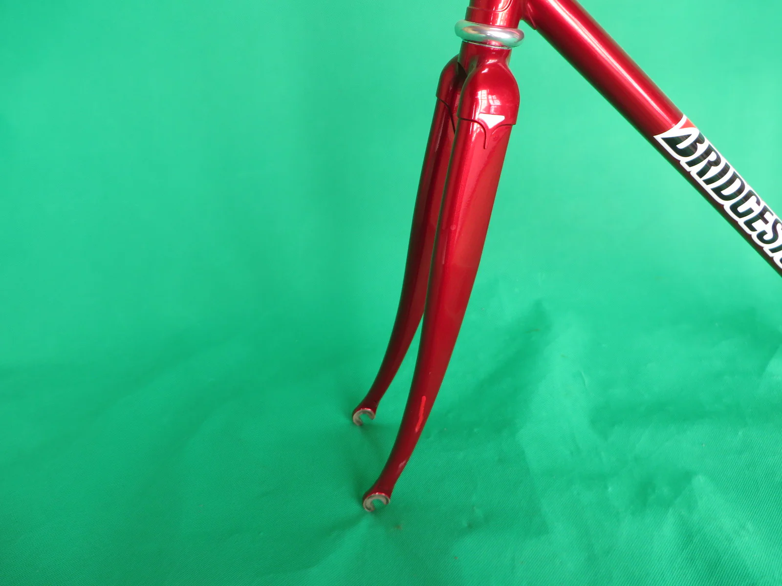 Bridgestone 2018 Columbus Max Fork // Candy Red // Dedacciai Zero Uno Tubing // 51.5cm - Image 3