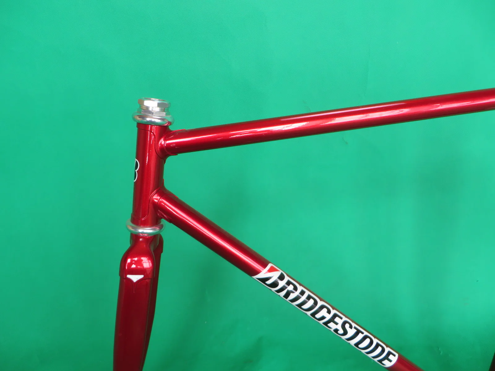 Bridgestone 2018 Columbus Max Fork // Candy Red // Dedacciai Zero Uno Tubing // 51.5cm - Image 4