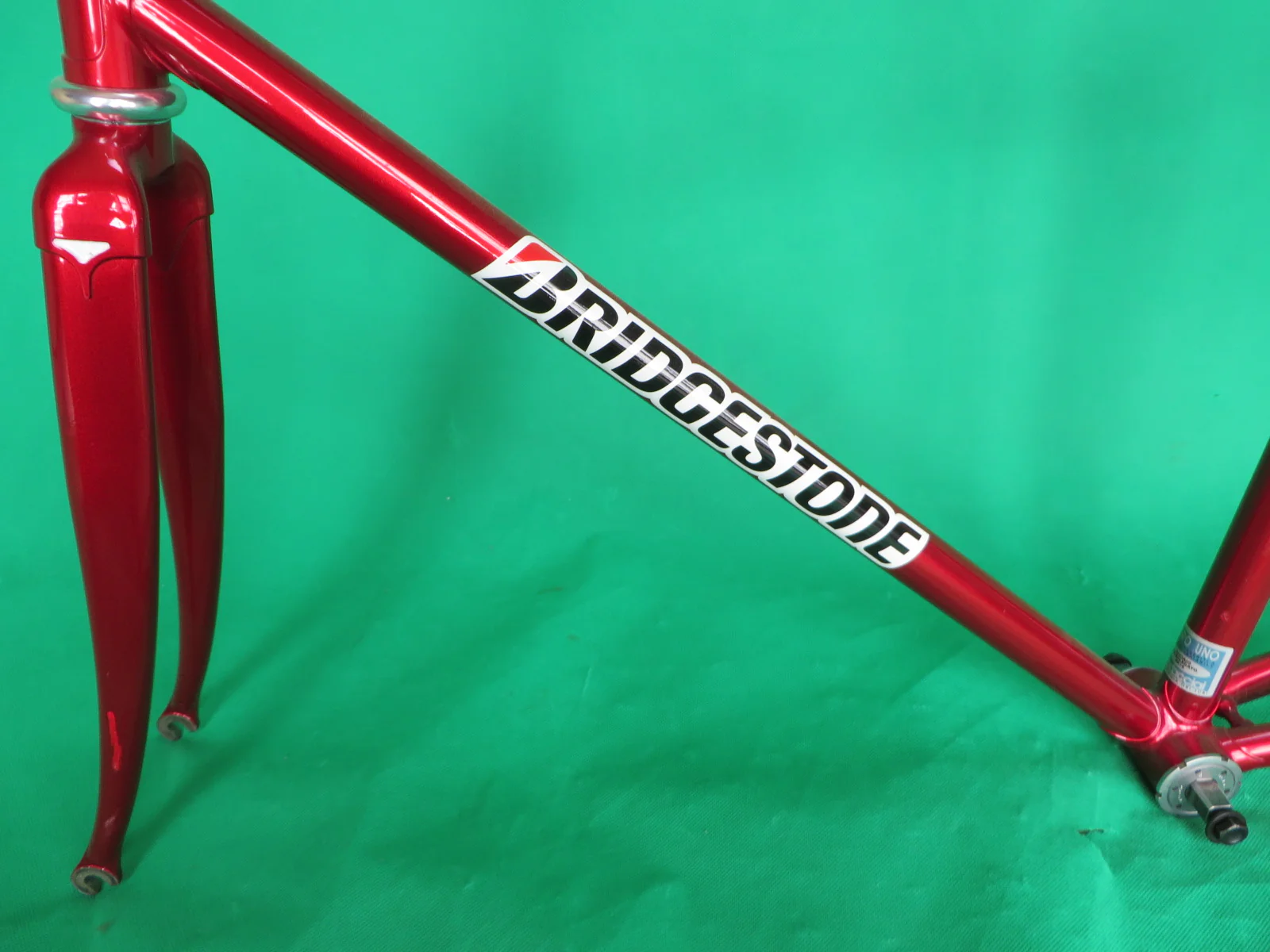 Bridgestone 2018 Columbus Max Fork // Candy Red // Dedacciai Zero Uno Tubing // 51.5cm - Image 6