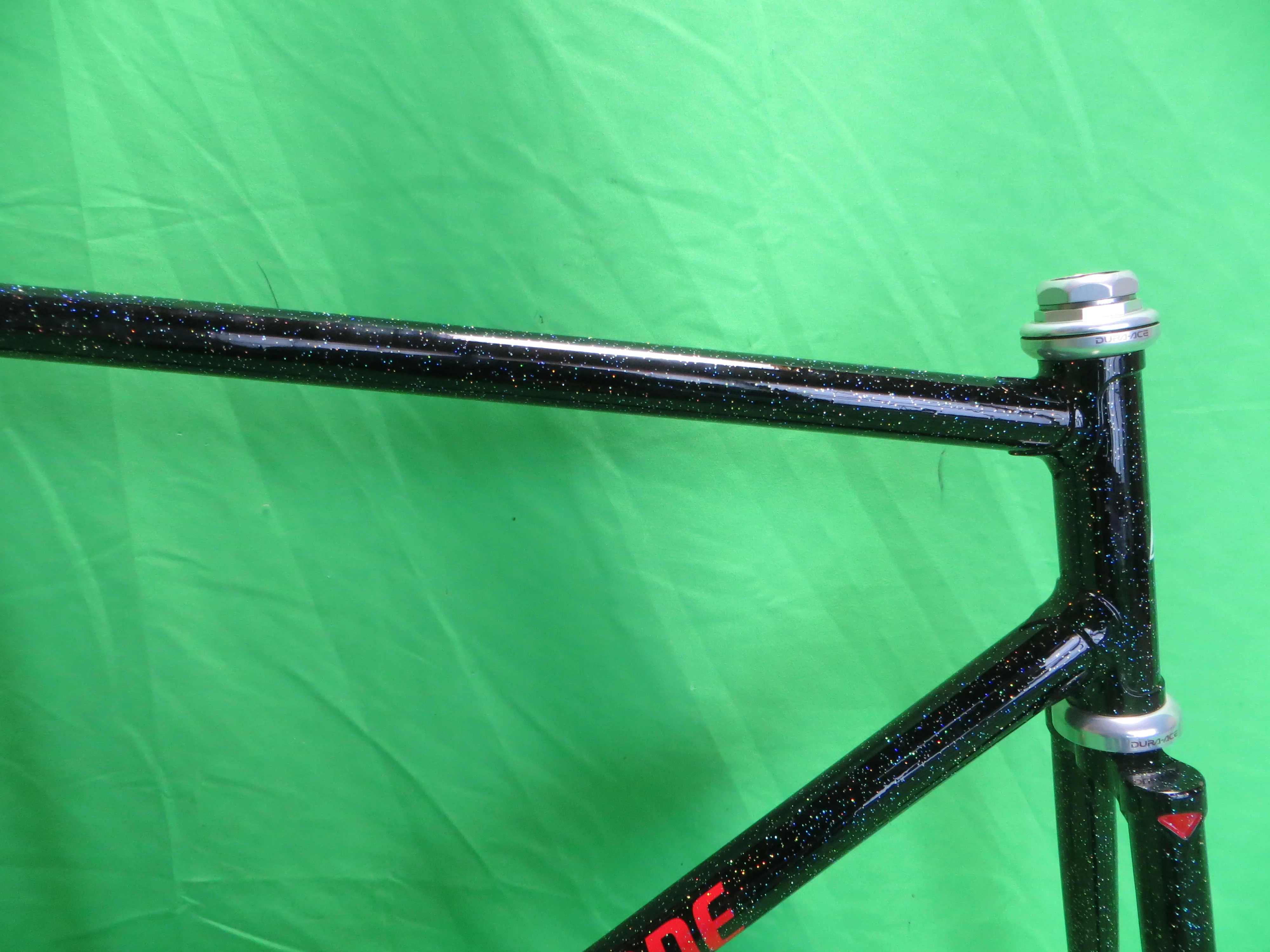 Bridgestone // Black with SUPER Rainboe Flake // 53.5cm - Image 11