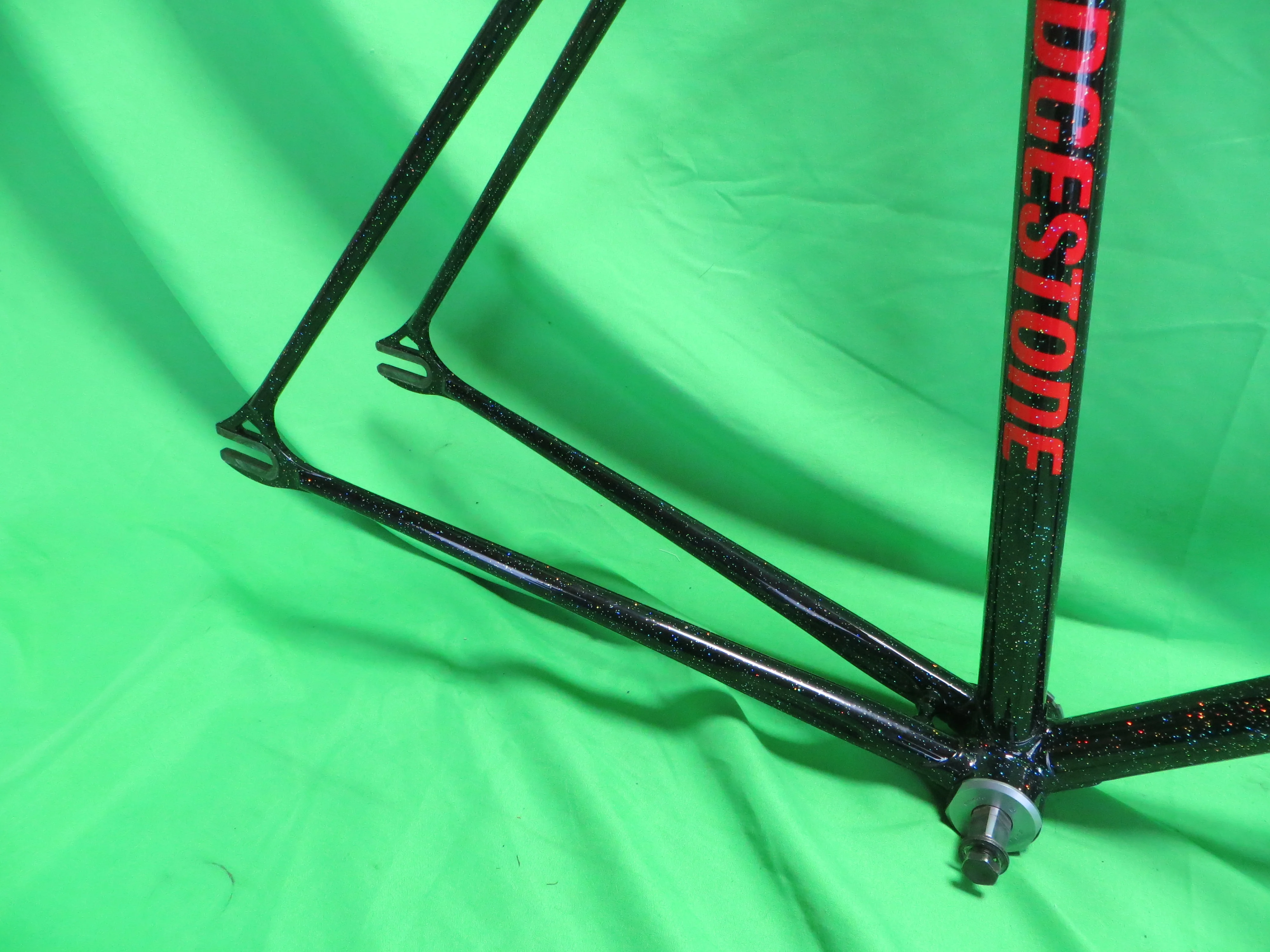 Bridgestone // Black with SUPER Rainboe Flake // 53.5cm - Image 14