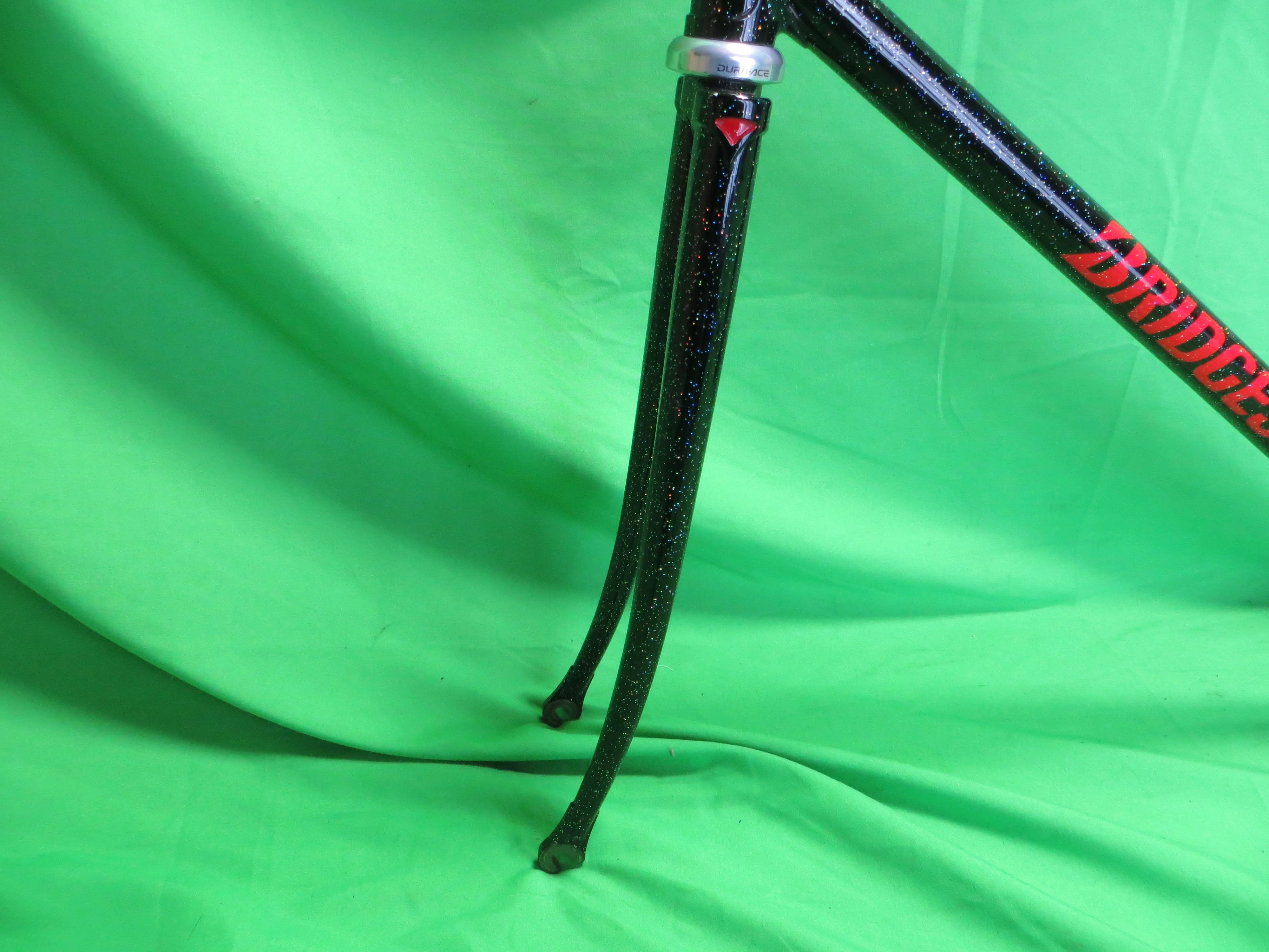 Bridgestone // Black with SUPER Rainboe Flake // 53.5cm - Image 3