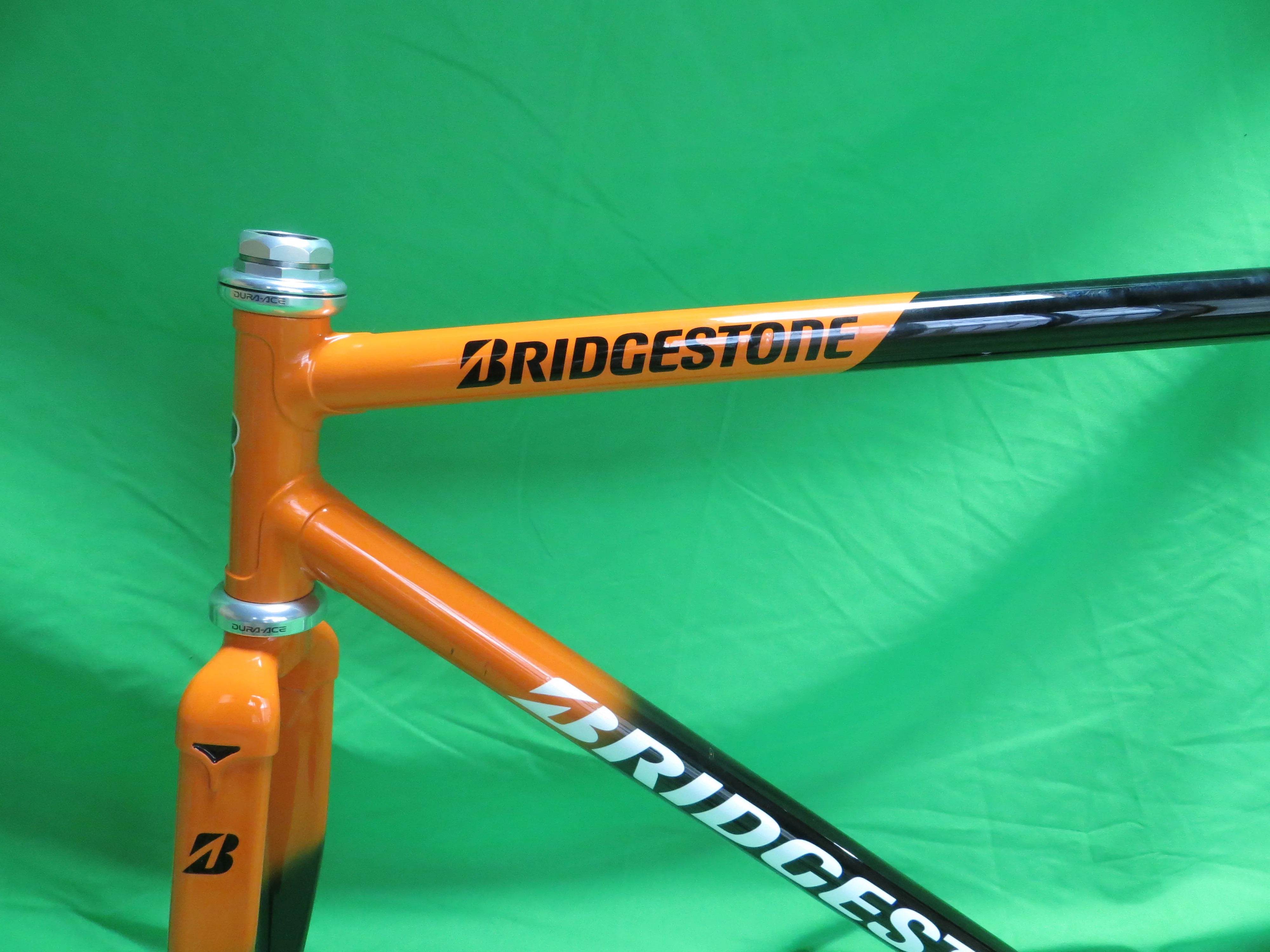 Bridgestone Columbus Max Fork // Black / Orange // 49.5cm - Image 4