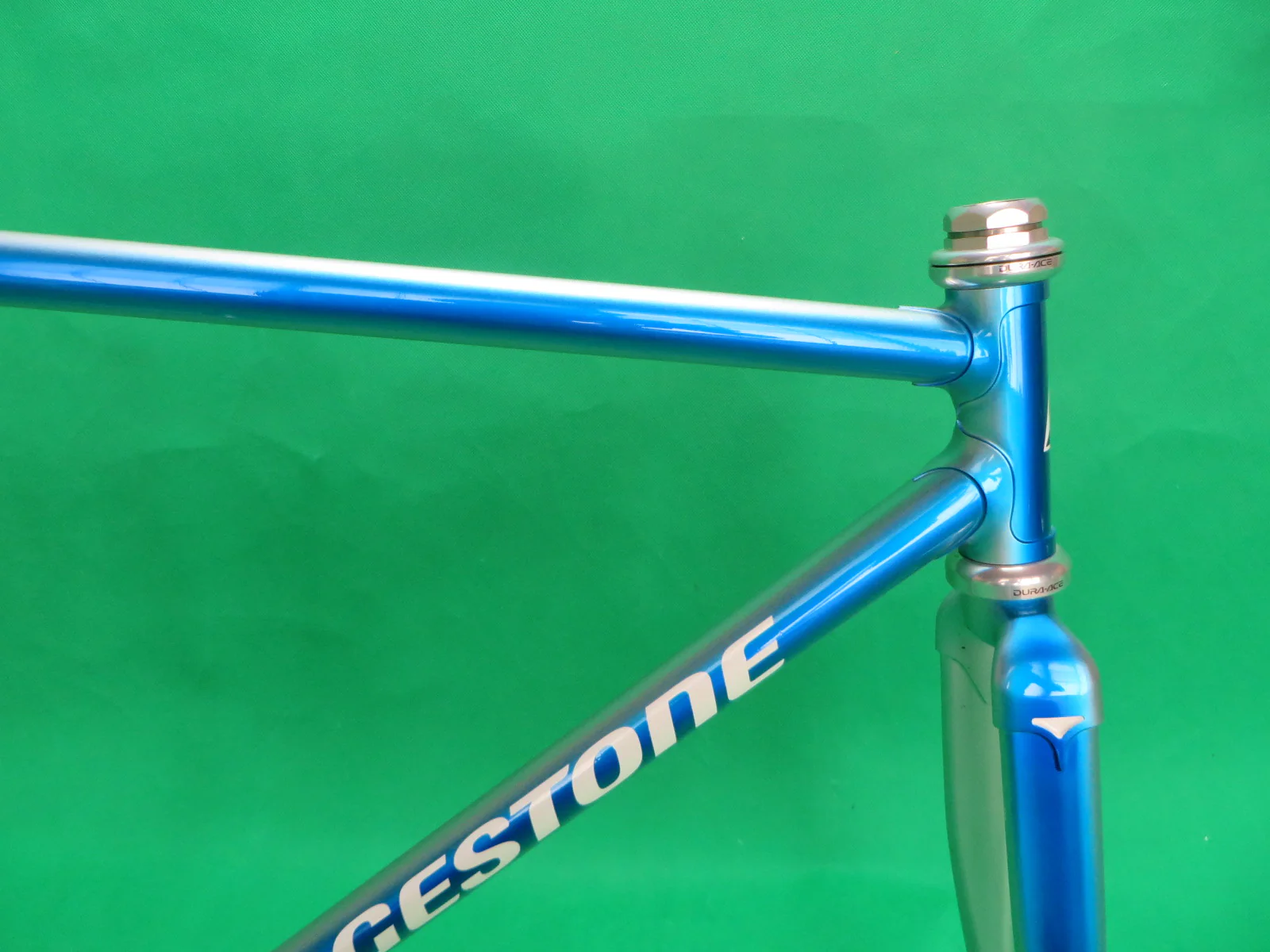 Bridgestone Columbus Max Fork // Blue Metallic Silver Fade //  48cm - Image 11