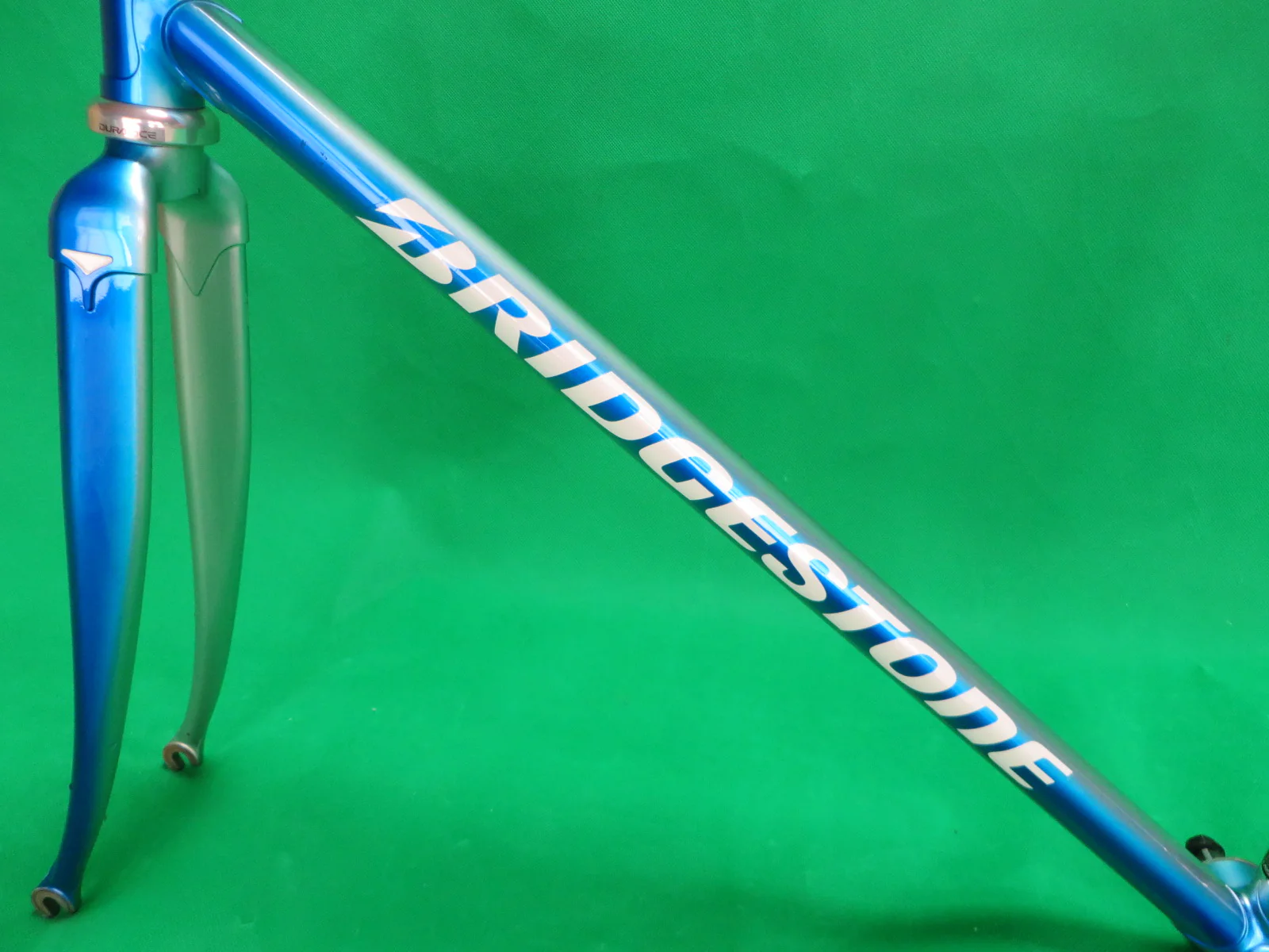 Bridgestone Columbus Max Fork // Blue Metallic Silver Fade //  48cm - Image 6
