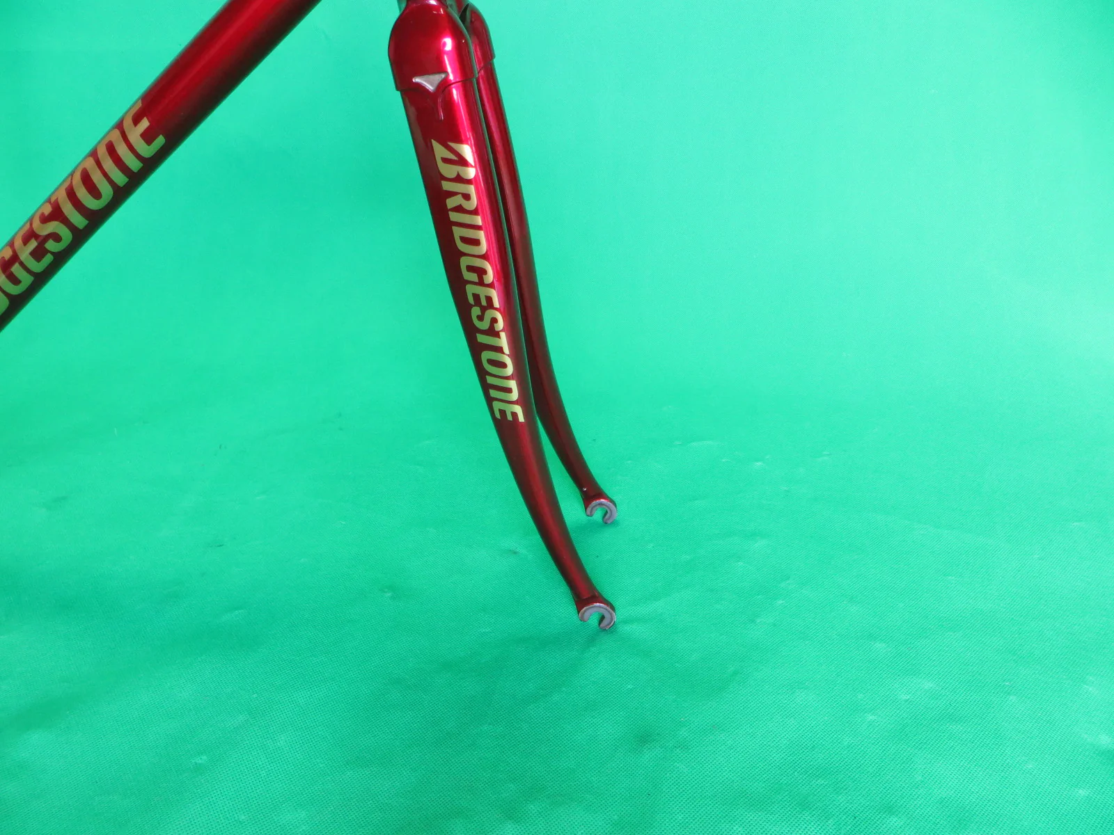 Bridgestone Columbus Max Fork // Candy Red // Dedacciai Zero Uno Tubing // 52cm - Image 10