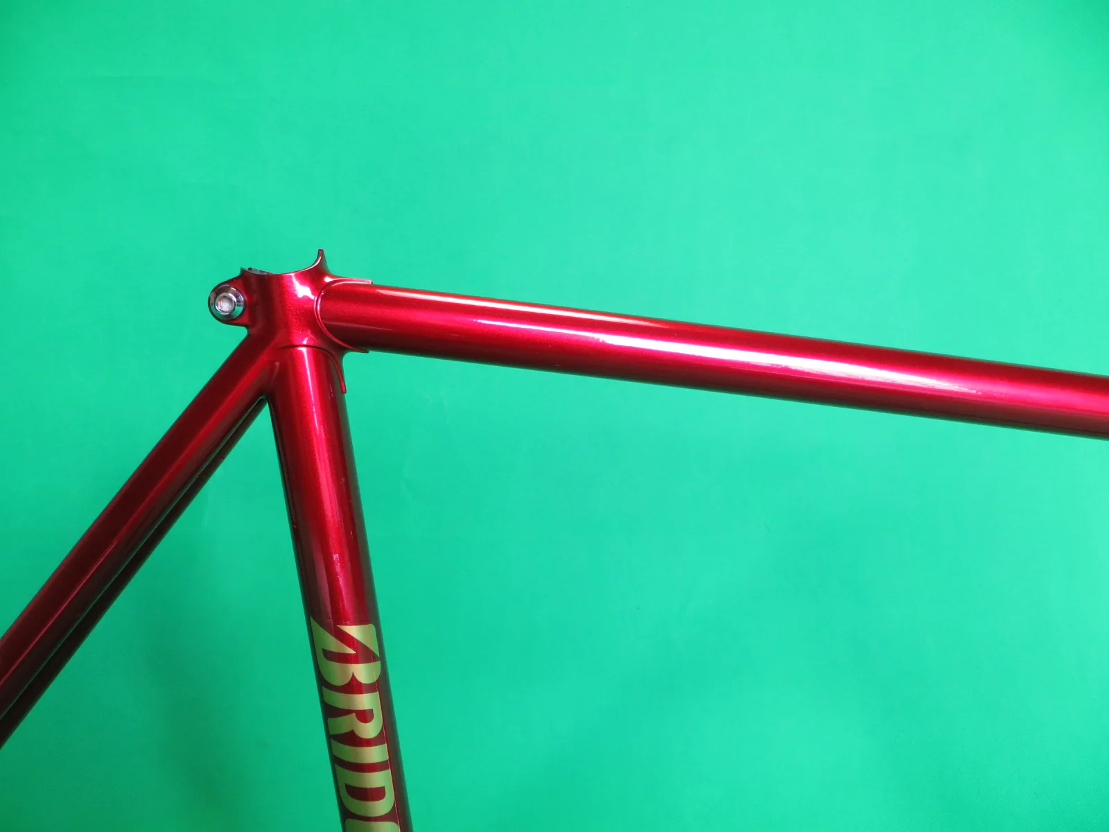 Bridgestone Columbus Max Fork // Candy Red // Dedacciai Zero Uno Tubing // 52cm - Image 12