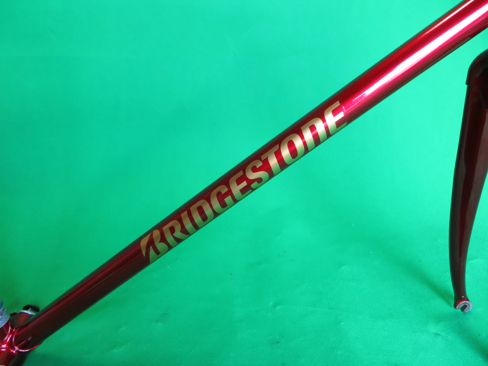 Bridgestone Columbus Max Fork // Candy Red // Dedacciai Zero Uno Tubing // 52cm - Image 13