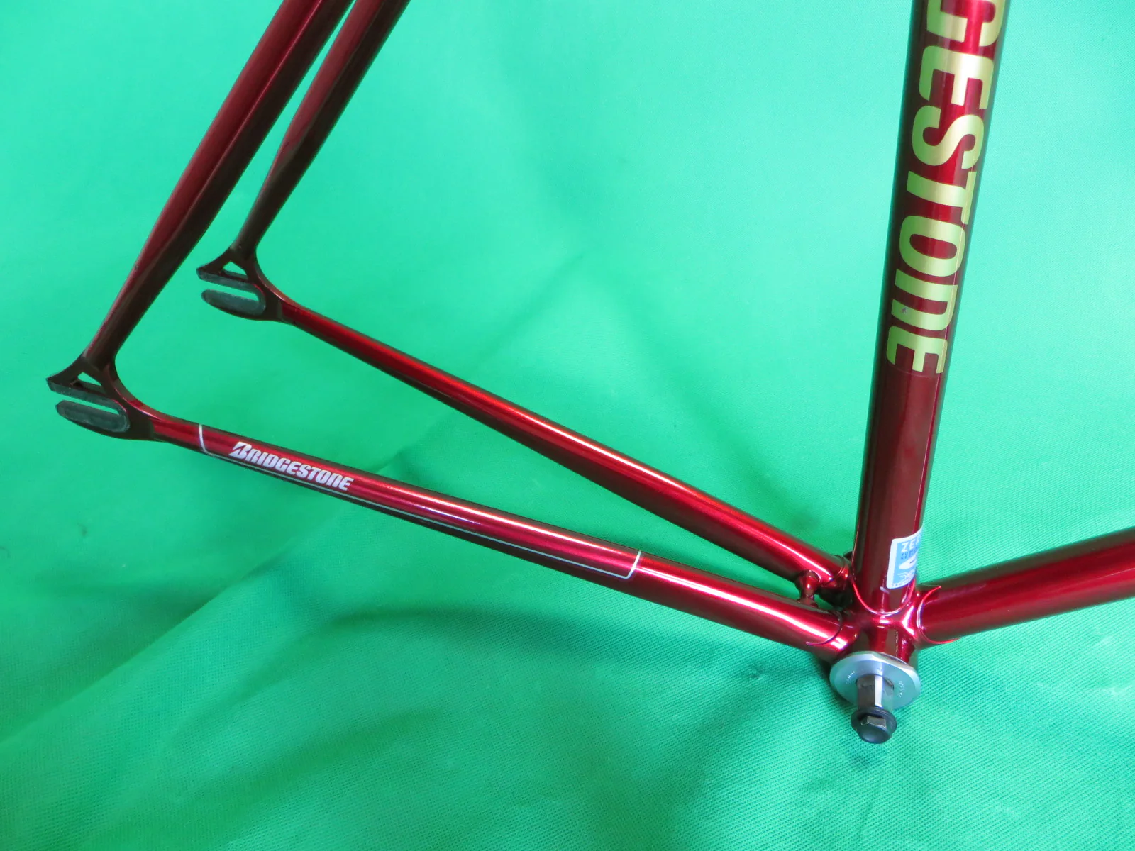 Bridgestone Columbus Max Fork // Candy Red // Dedacciai Zero Uno Tubing // 52cm - Image 14