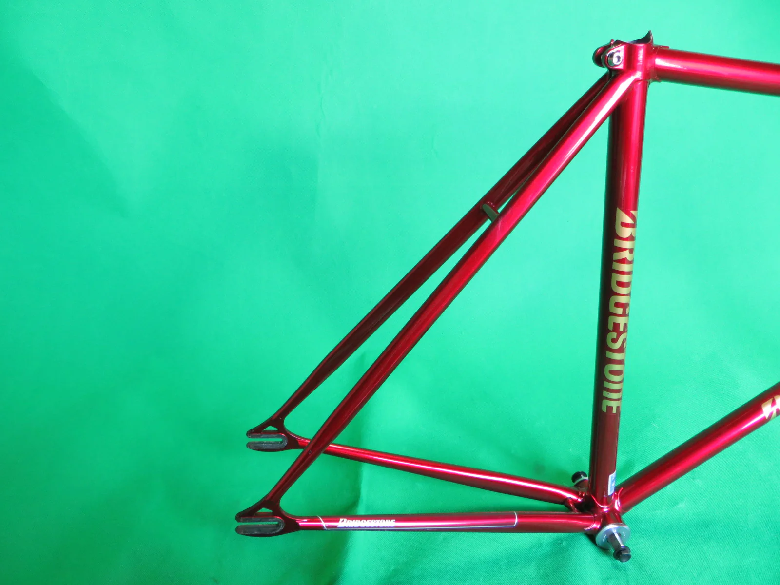 Bridgestone Columbus Max Fork // Candy Red // Dedacciai Zero Uno Tubing // 52cm - Image 15