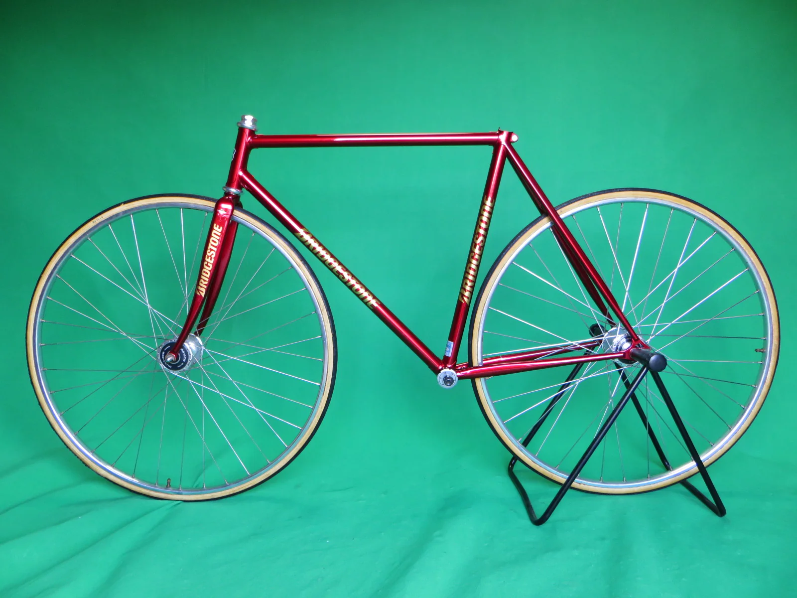Bridgestone Columbus Max Fork // Candy Red // Dedacciai Zero Uno Tubing // 52cm - Image 16