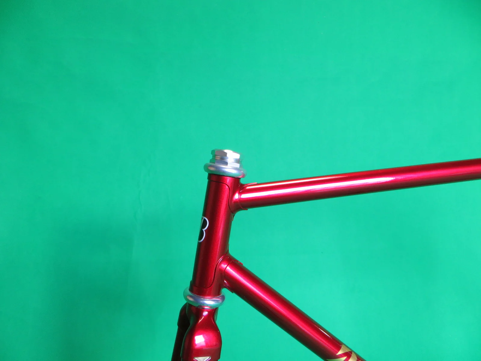 Bridgestone Columbus Max Fork // Candy Red // Dedacciai Zero Uno Tubing // 52cm - Image 2