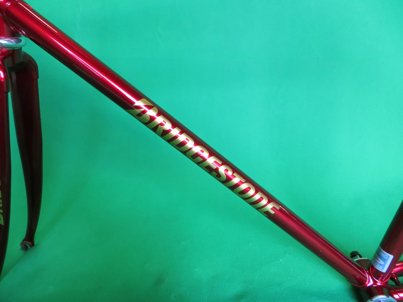 Bridgestone Columbus Max Fork // Candy Red // Dedacciai Zero Uno Tubing // 52cm - Image 6