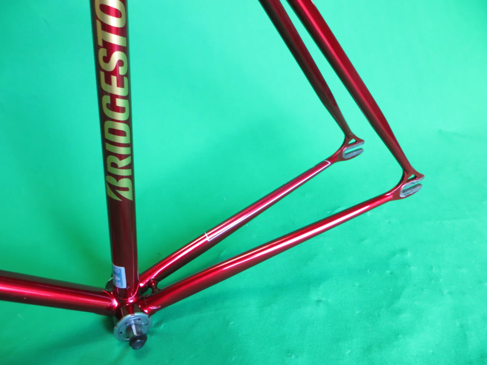 Bridgestone Columbus Max Fork // Candy Red // Dedacciai Zero Uno Tubing // 52cm - Image 7