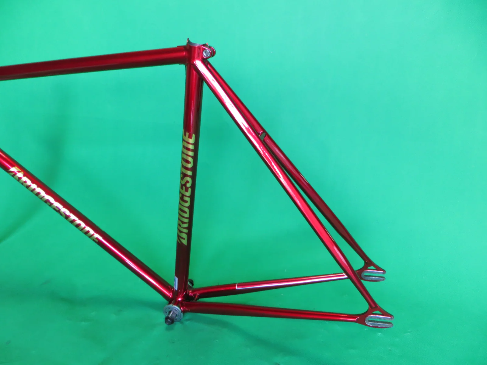 Bridgestone Columbus Max Fork // Candy Red // Dedacciai Zero Uno Tubing // 52cm - Image 8