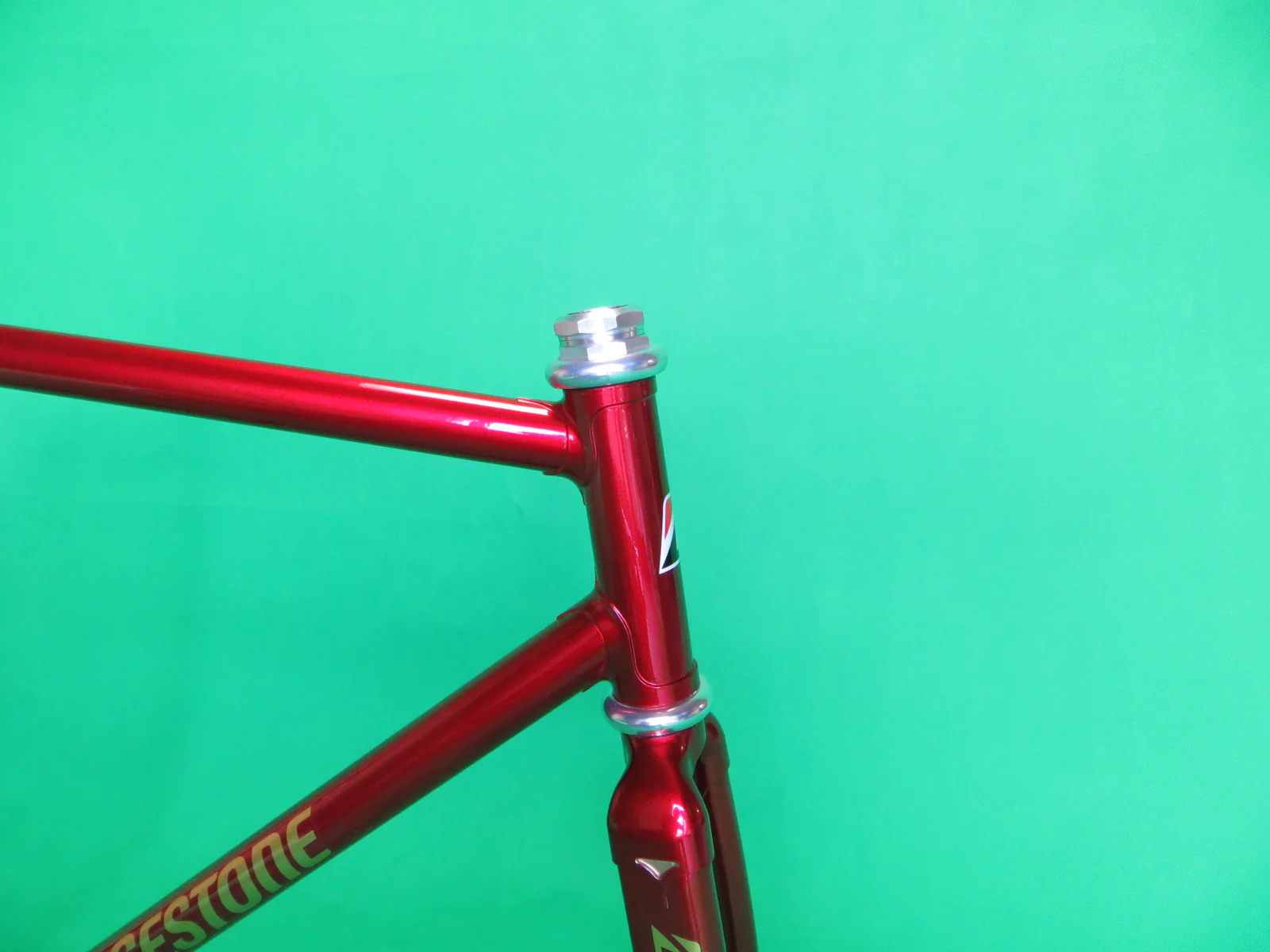Bridgestone Columbus Max Fork // Candy Red // Dedacciai Zero Uno Tubing // 52cm - Image 9