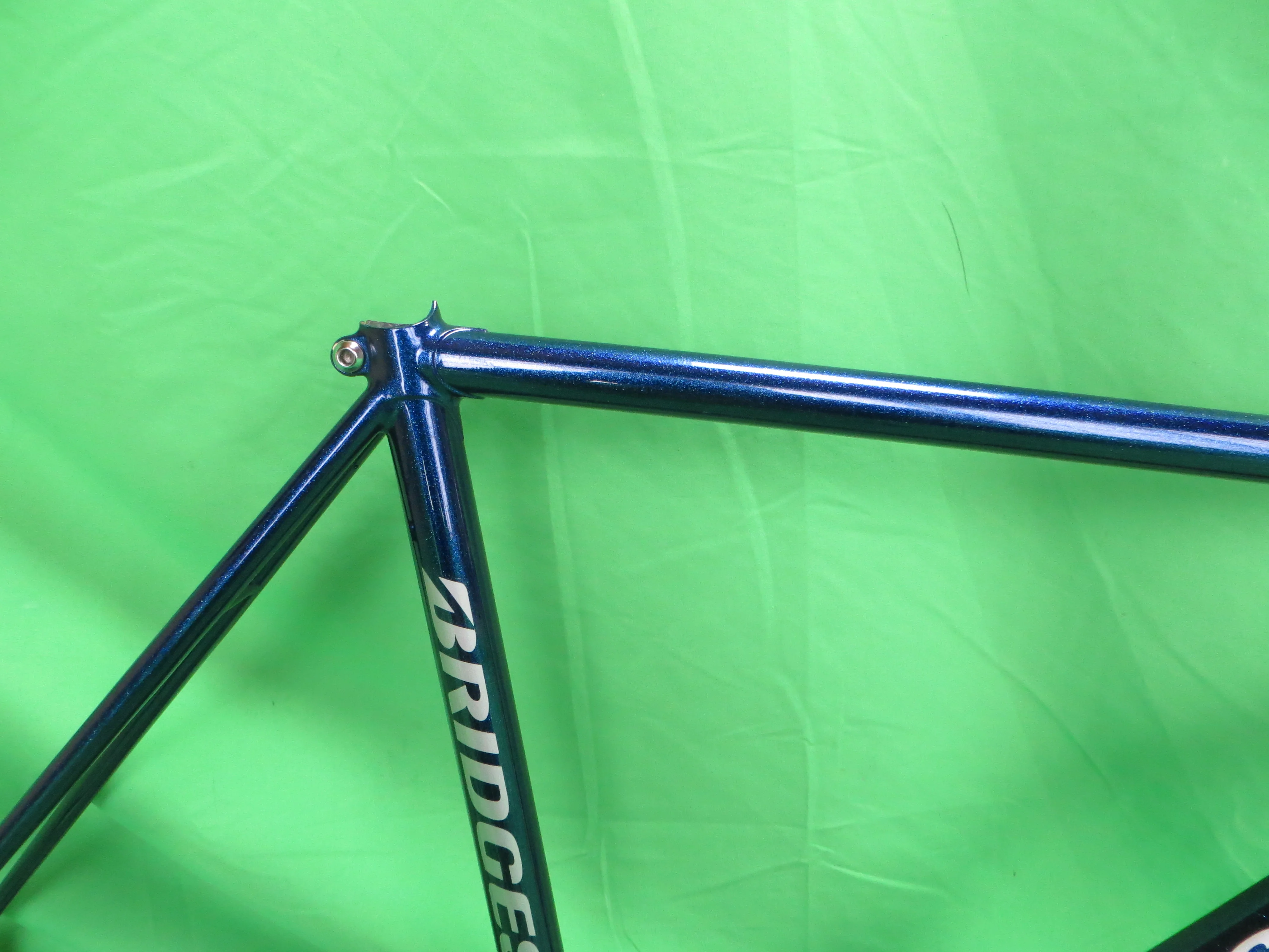 Bridgestone Columbus Max Fork // Deep Blue Metallic with Super Fine Blue Flake // 49.5cm - Image 13