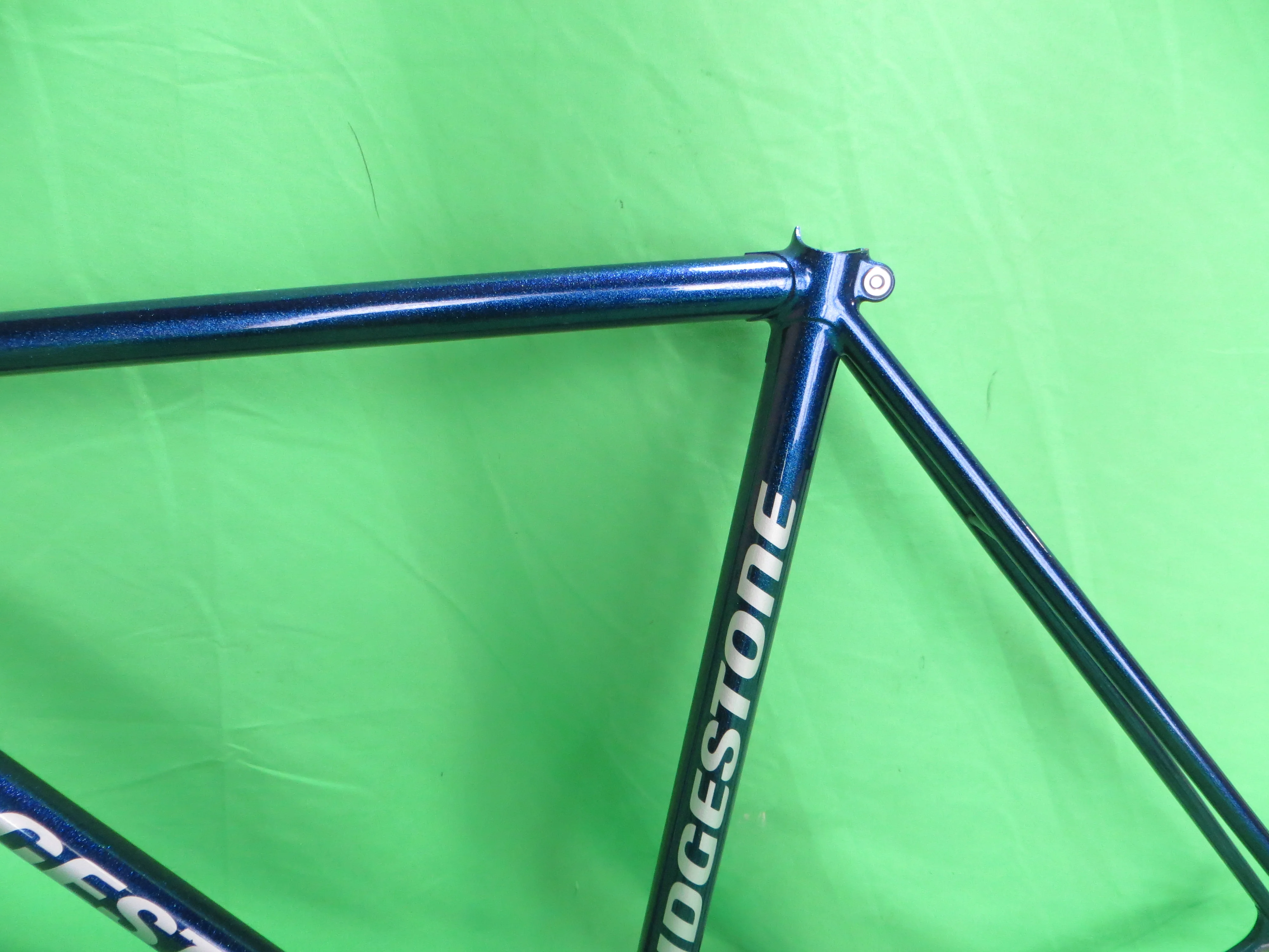 Bridgestone Columbus Max Fork // Deep Blue Metallic with Super Fine Blue Flake // 49.5cm - Image 6