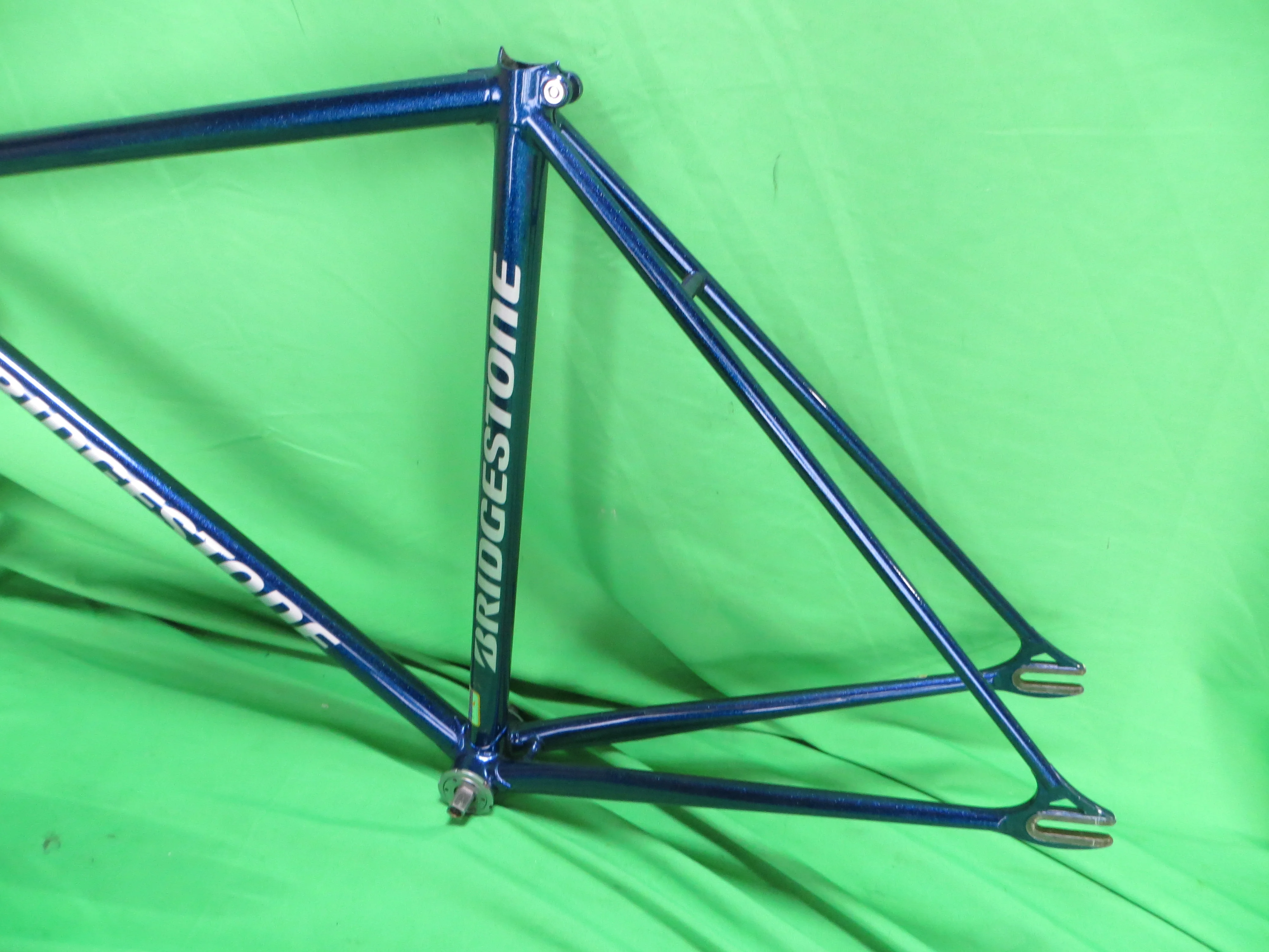 Bridgestone Columbus Max Fork // Deep Blue Metallic with Super Fine Blue Flake // 49.5cm - Image 9