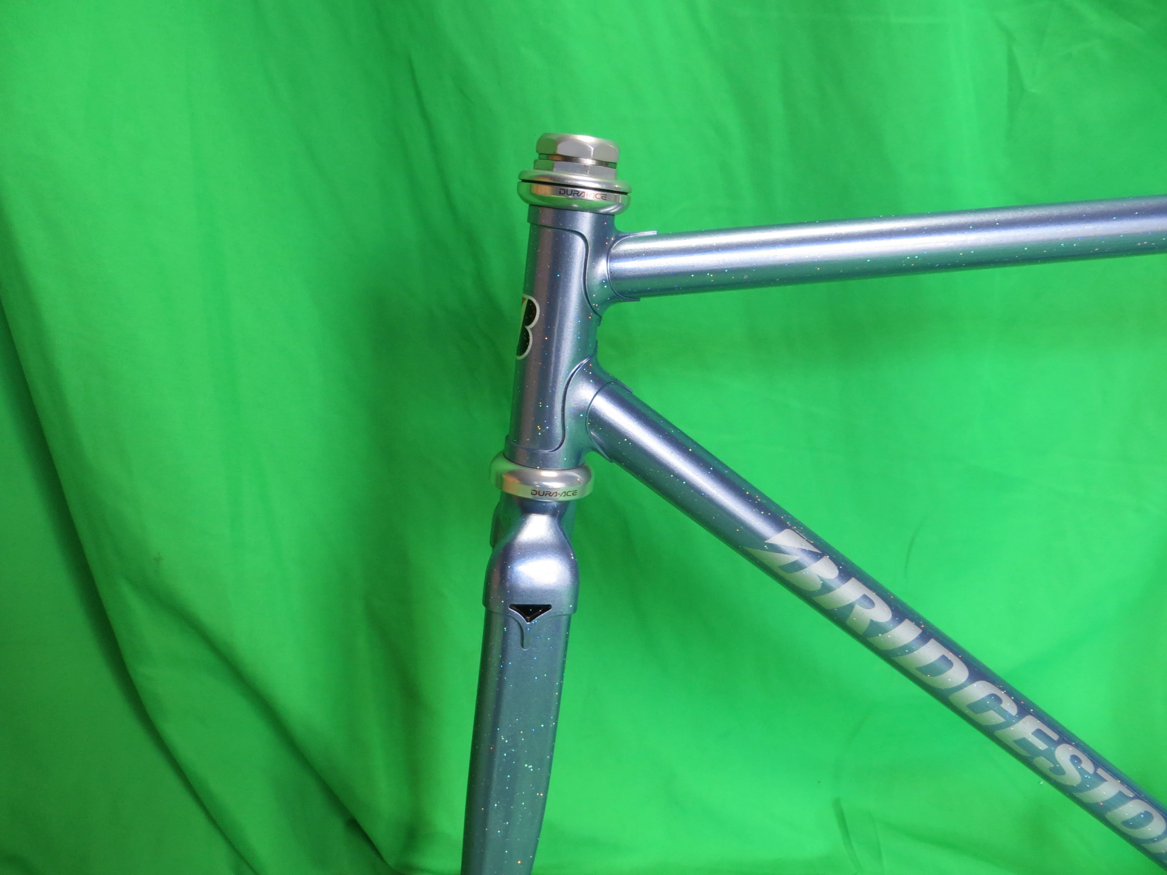 Bridgestone Columbus Max Fork // Grayish Lavender with Rainbow Flake // 49.5cm - Image 2