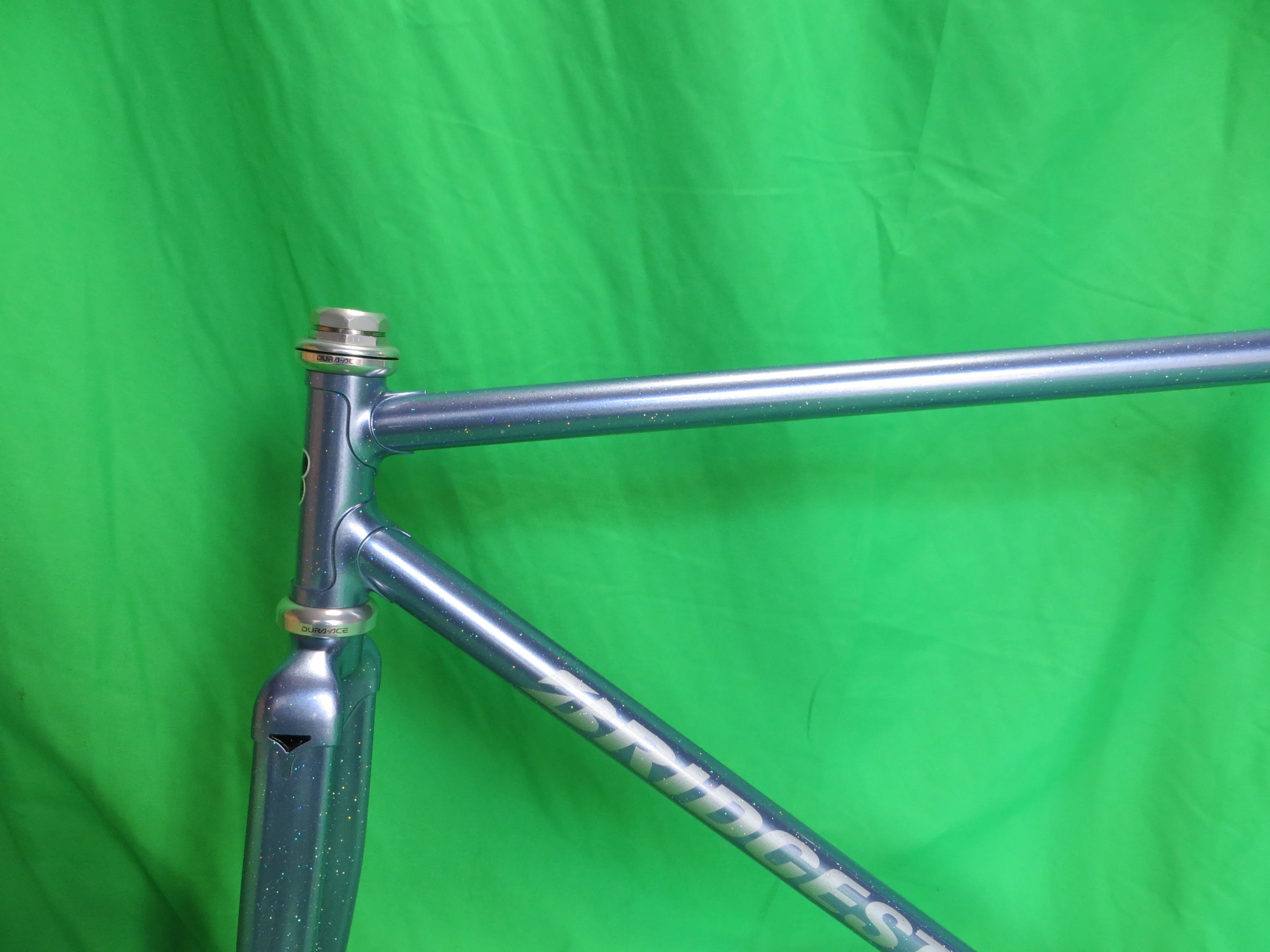 Bridgestone Columbus Max Fork // Grayish Lavender with Rainbow Flake // 49.5cm - Image 4