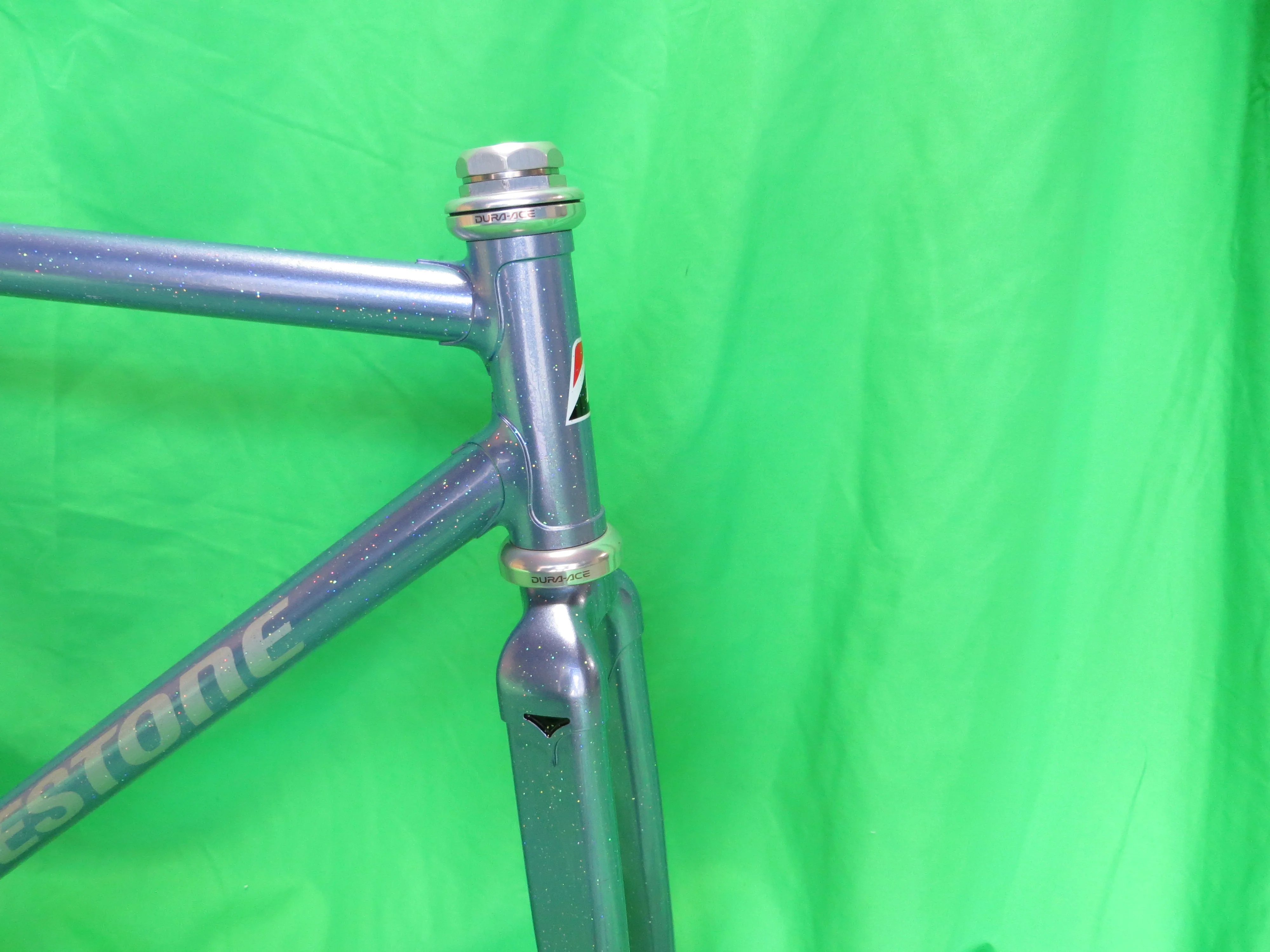 Bridgestone Columbus Max Fork // Grayish Lavender with Rainbow Flake // 49.5cm - Image 9