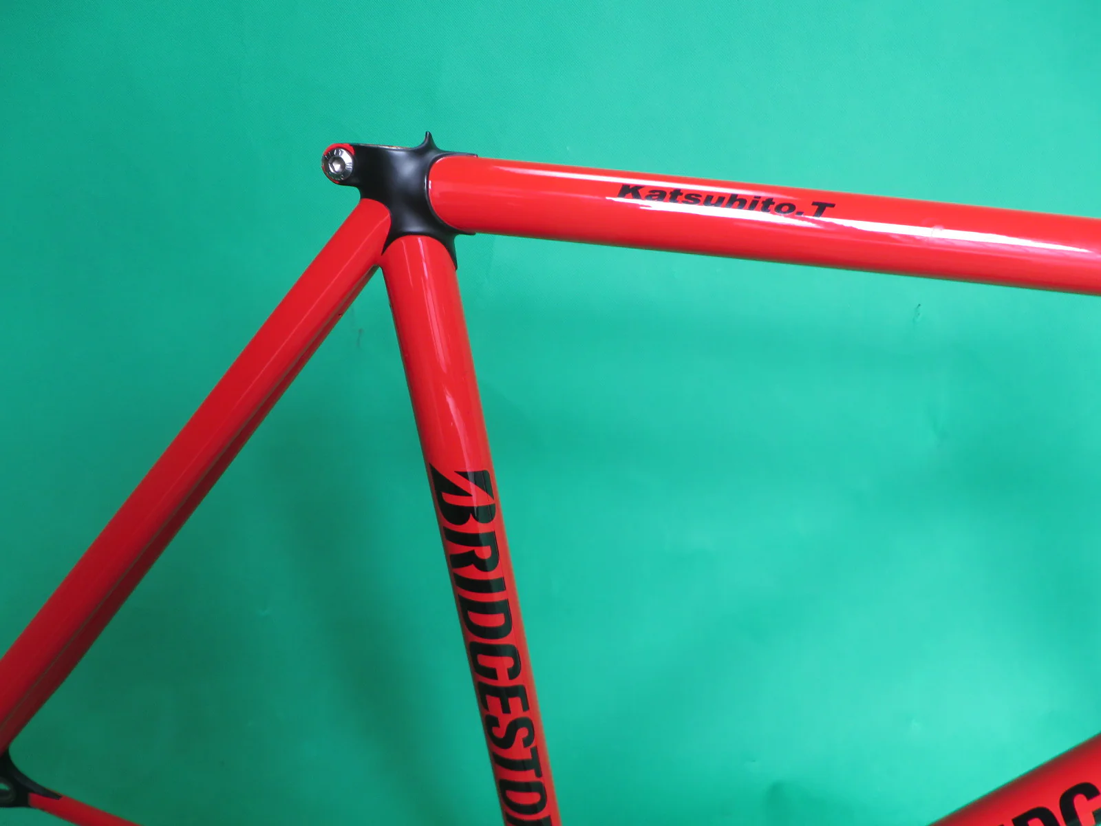 Bridgestone Columbus Max Fork / Kaisei 8630R // Red / Matte Black Lugs / // 50cm - Image 12