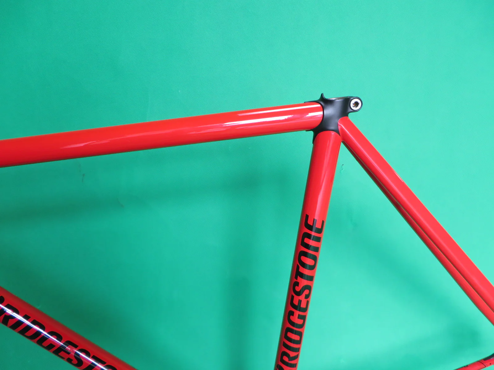 Bridgestone Columbus Max Fork / Kaisei 8630R // Red / Matte Black Lugs / // 50cm - Image 5
