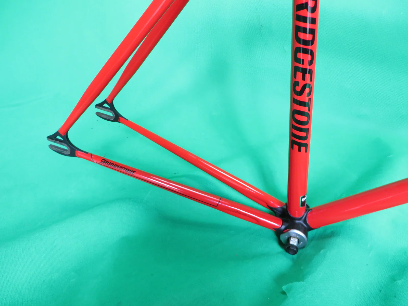 Bridgestone Columbus Max Fork kaisei 8630R // Red / Matte Black Lugs / // 50cm - Image 14