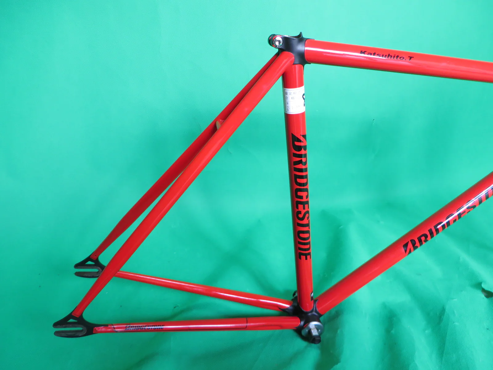 Bridgestone Columbus Max Fork kaisei 8630R // Red / Matte Black Lugs / // 50cm - Image 15