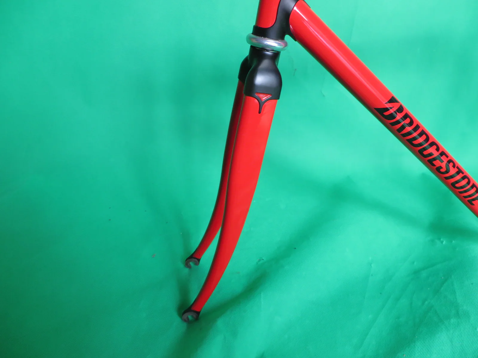 Bridgestone Columbus Max Fork kaisei 8630R // Red / Matte Black Lugs / // 50cm - Image 3