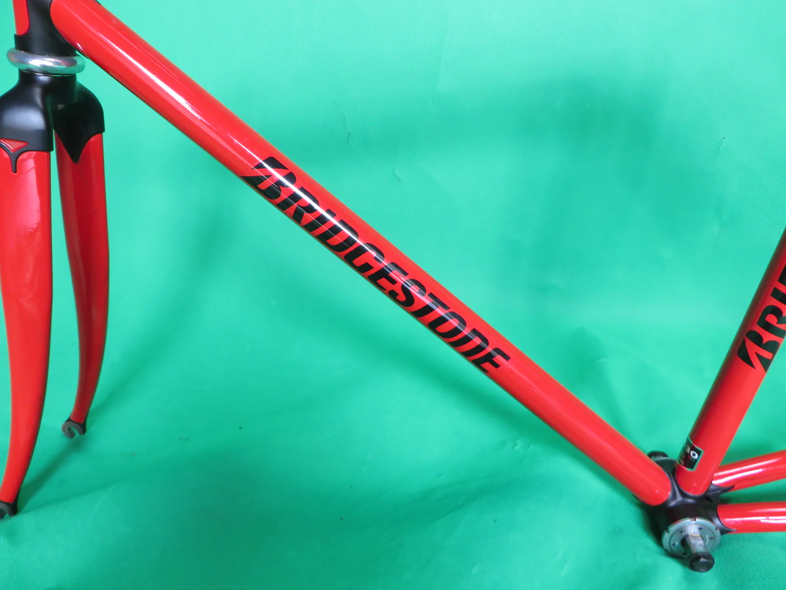 Bridgestone Columbus Max Fork kaisei 8630R // Red / Matte Black Lugs / // 50cm - Image 6
