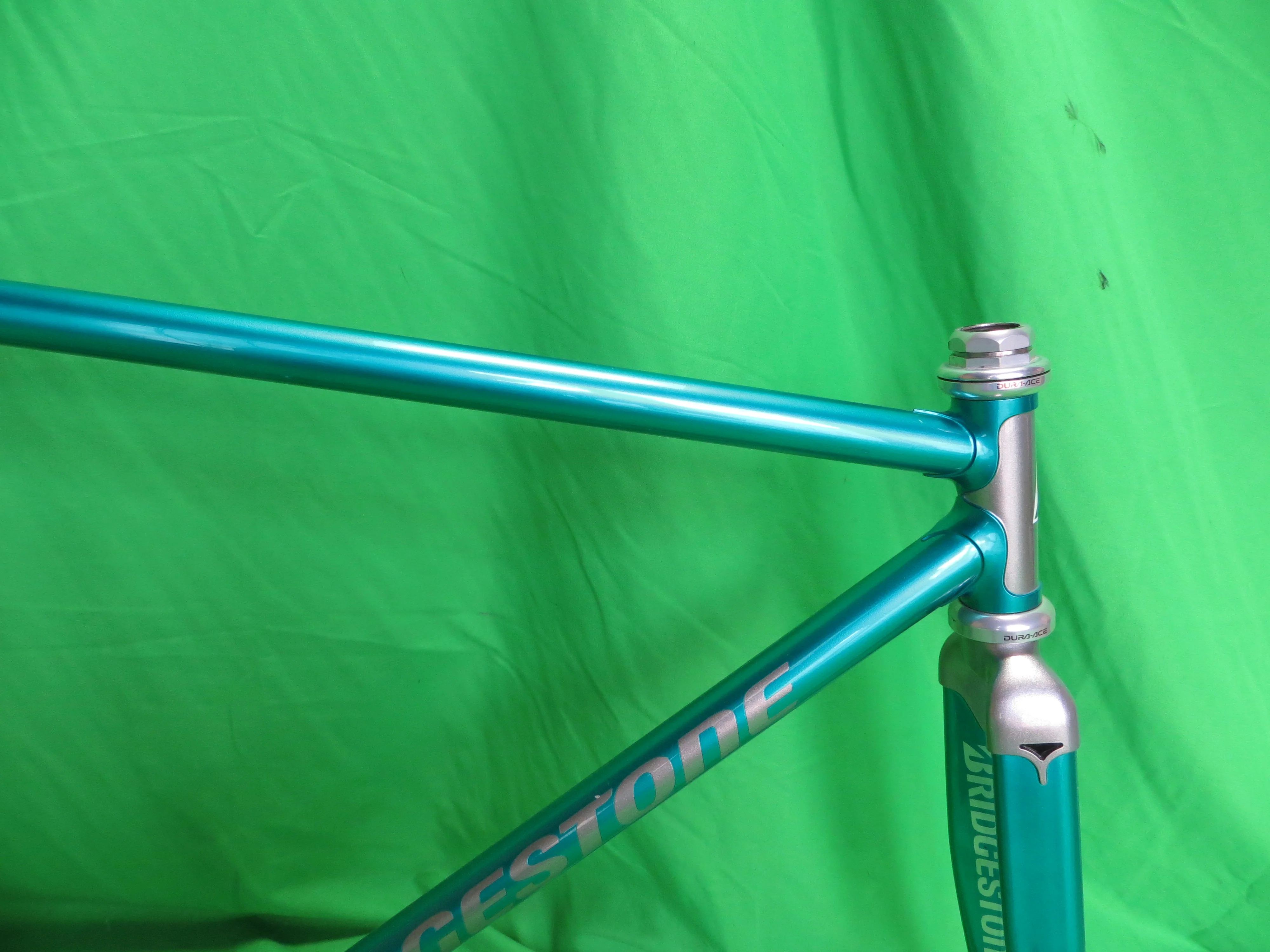 Bridgestone Columbus Max Fork // Light Blue Metallic / Silver Fade // 50.5cm - Image 11
