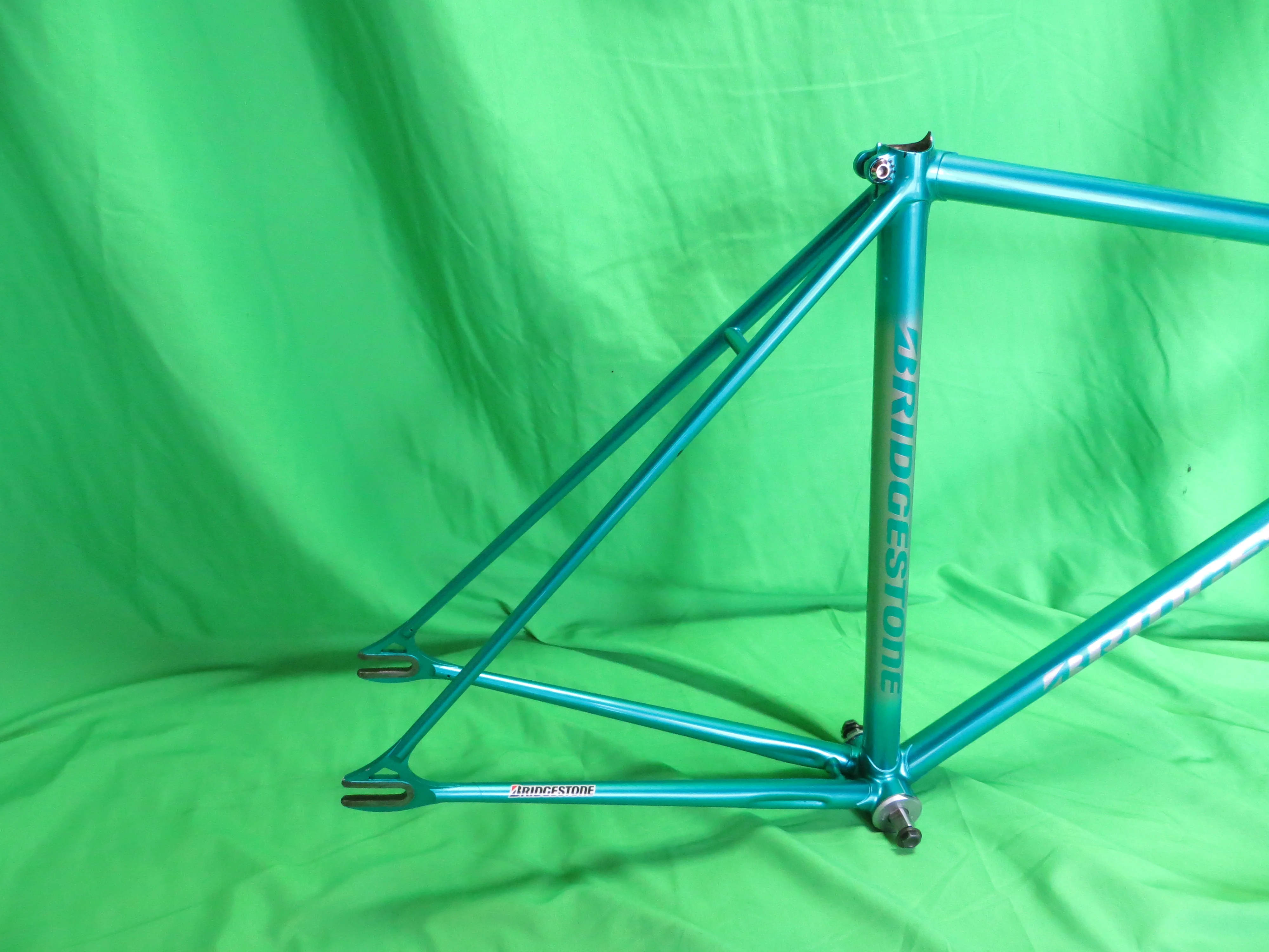 Bridgestone Columbus Max Fork // Light Blue Metallic / Silver Fade // 50.5cm - Image 15