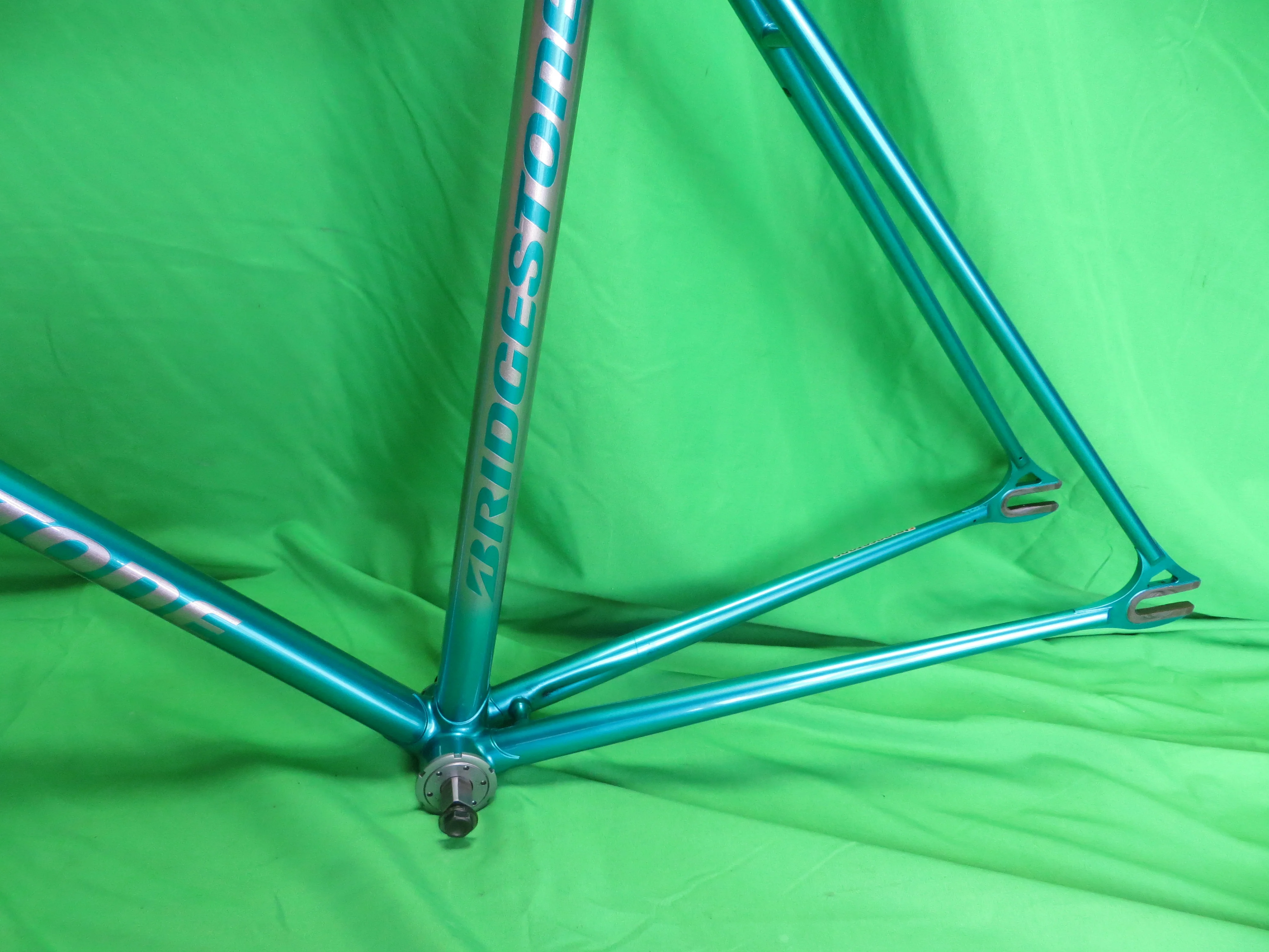 Bridgestone Columbus Max Fork // Light Blue Metallic / Silver Fade // 50.5cm - Image 7