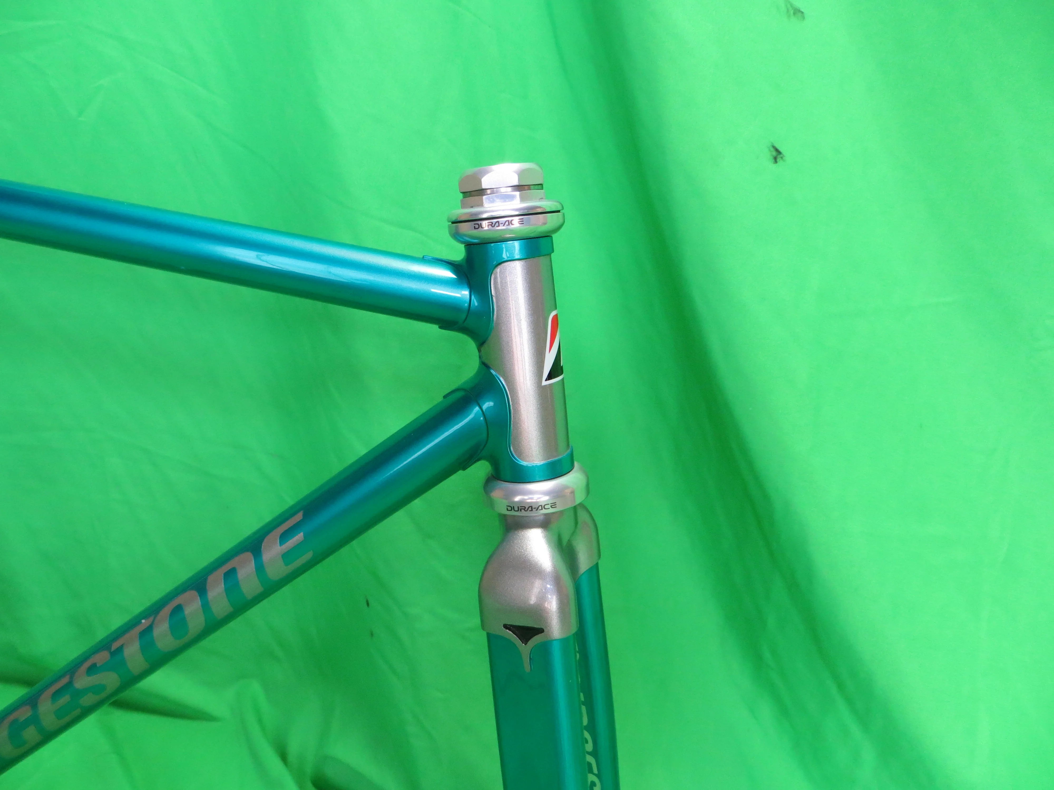 Bridgestone Columbus Max Fork // Light Blue Metallic / Silver Fade // 50.5cm - Image 9