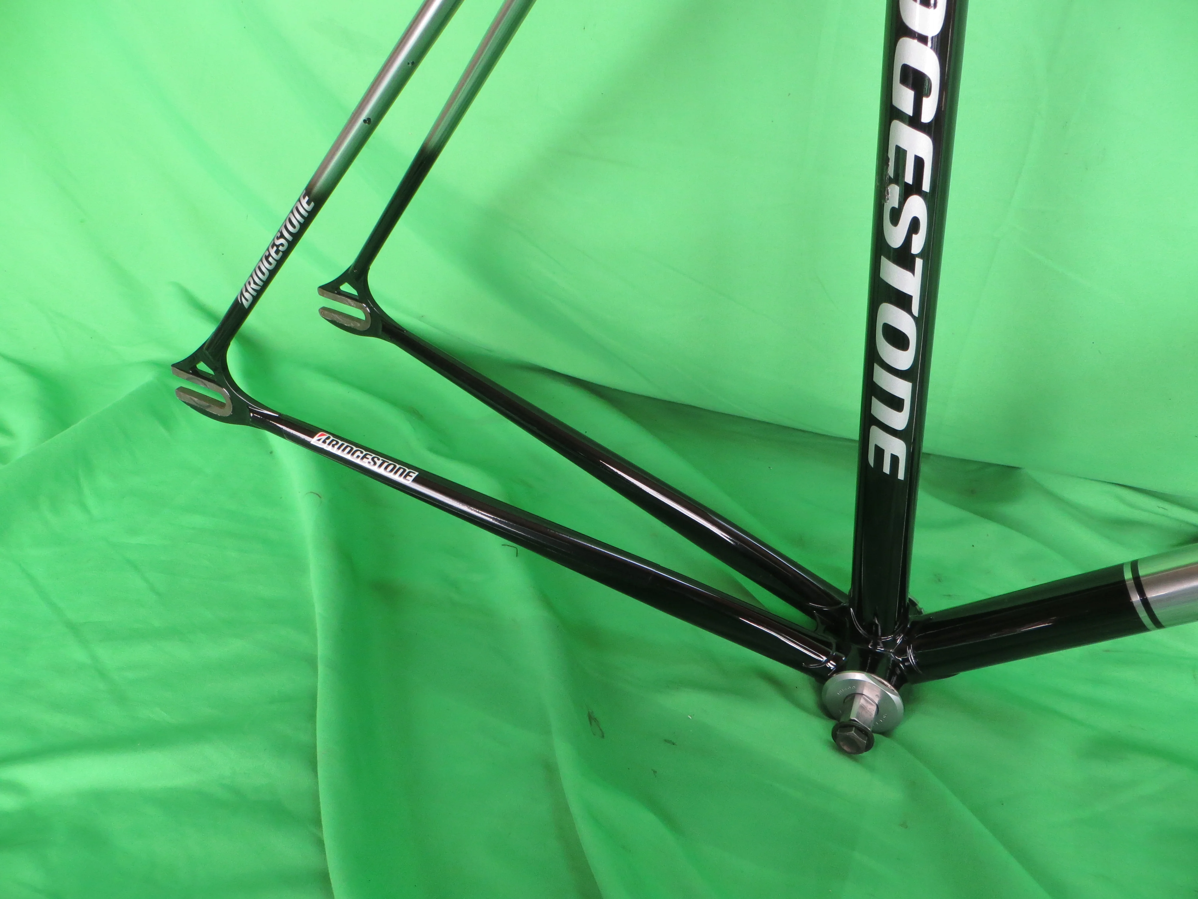 Bridgestone Columbus Max Fork // Mach Silver Black Two Tone // 53cm - Image 14