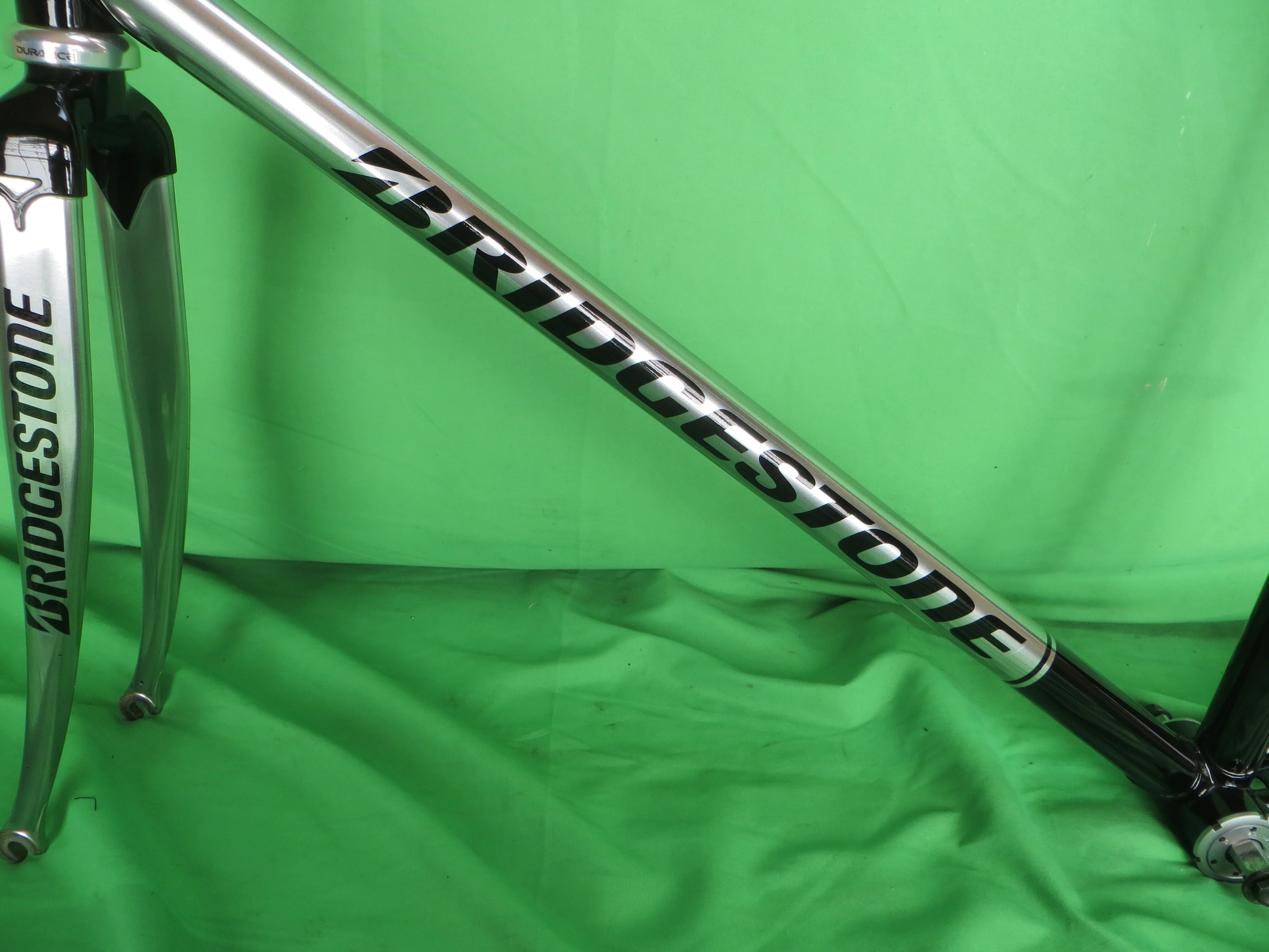 Bridgestone Columbus Max Fork // Mach Silver Black Two Tone // 53cm - Image 6