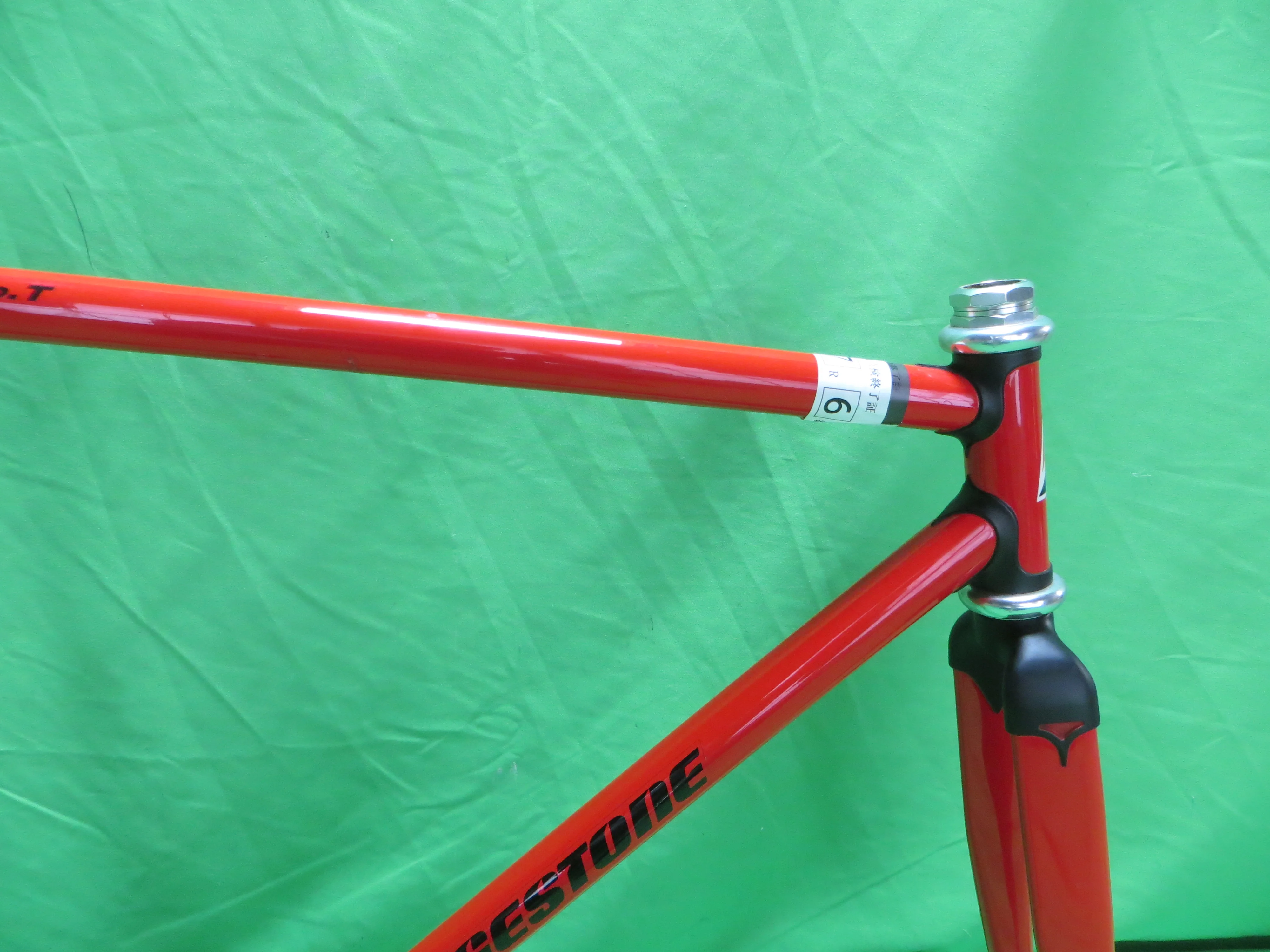 Bridgestone Columbus Max Fork // Red / Matte Black Lugs / // 50.5cm - Image 11