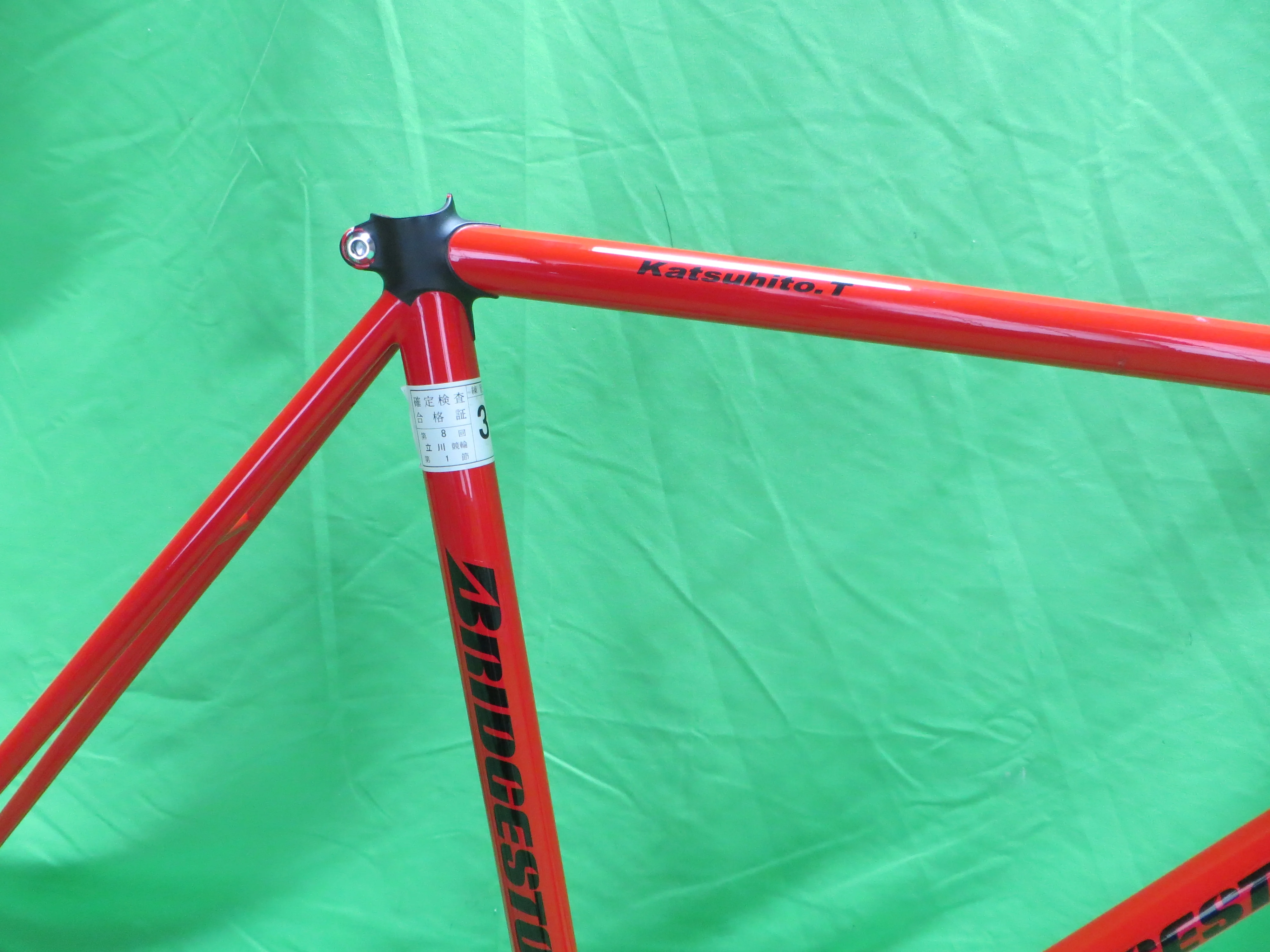 Bridgestone Columbus Max Fork // Red / Matte Black Lugs / // 50.5cm - Image 12